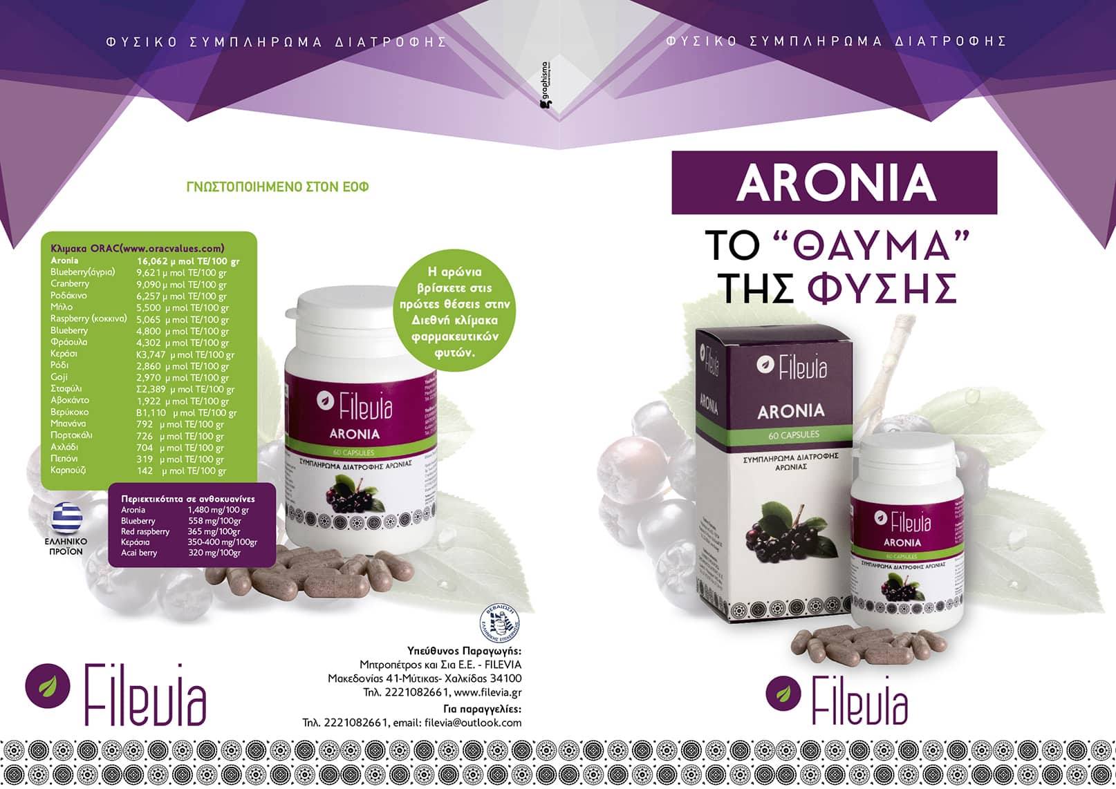 Aronia Filevia Facebook ad
