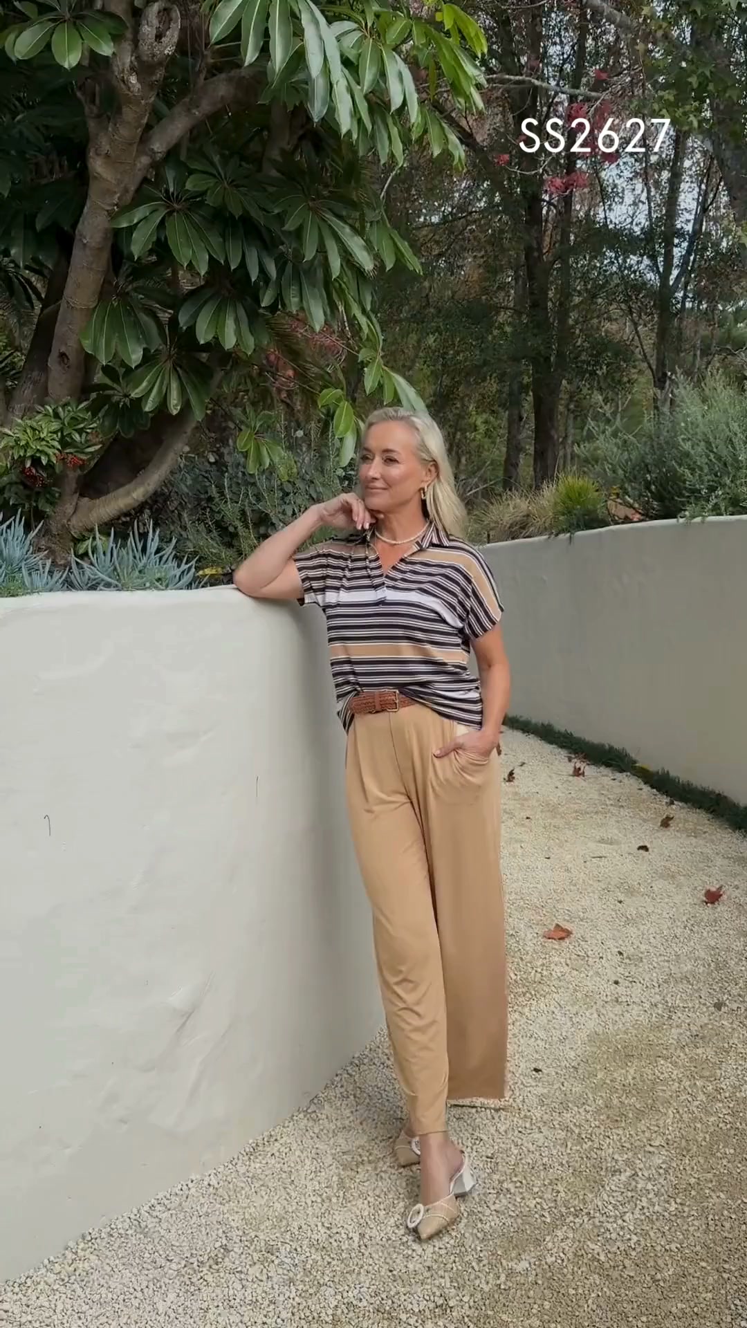 Lou Lou Australia Facebook ad: The stripe you will wear all season.