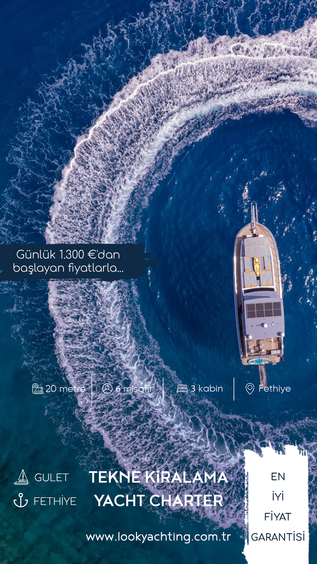 LookYachting Facebook ad