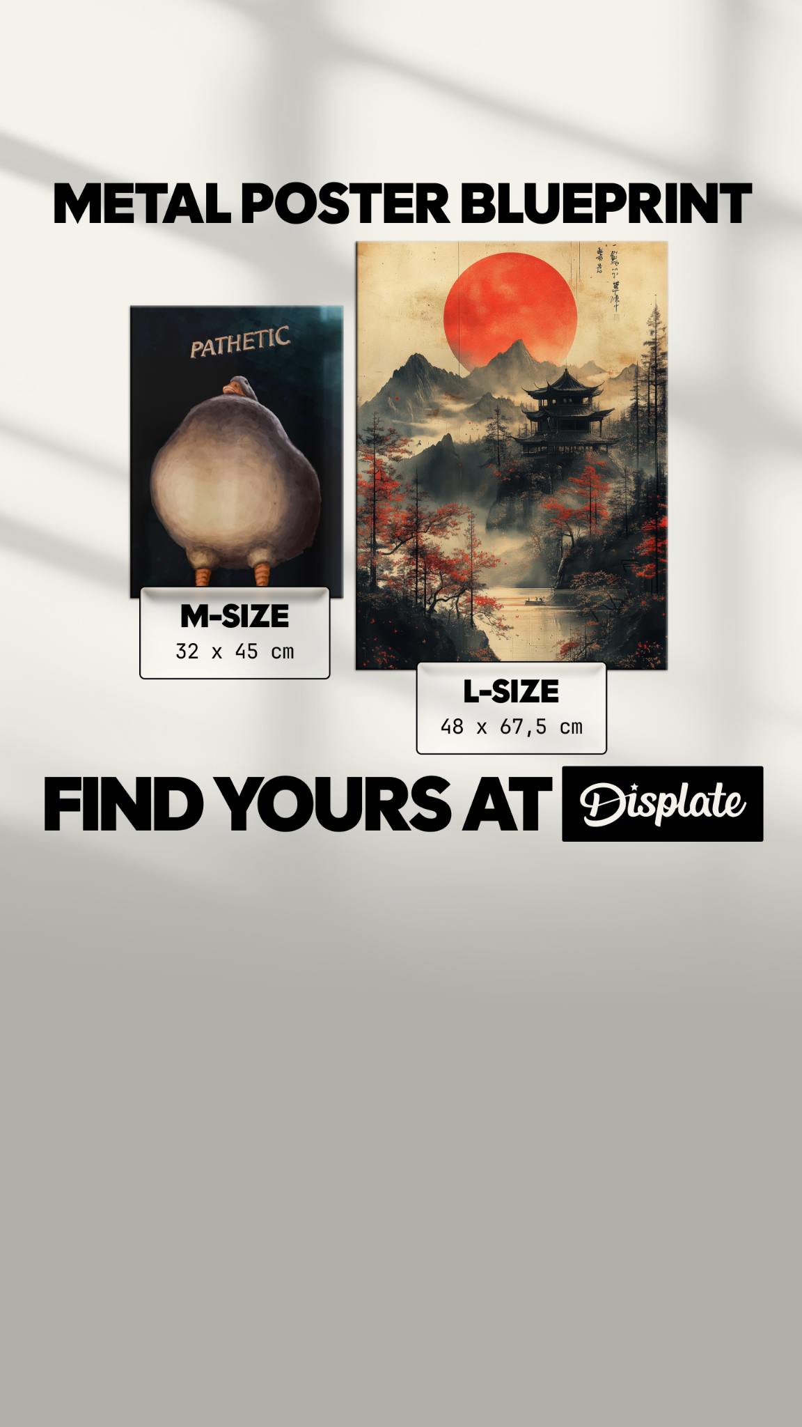 Displate Facebook ad