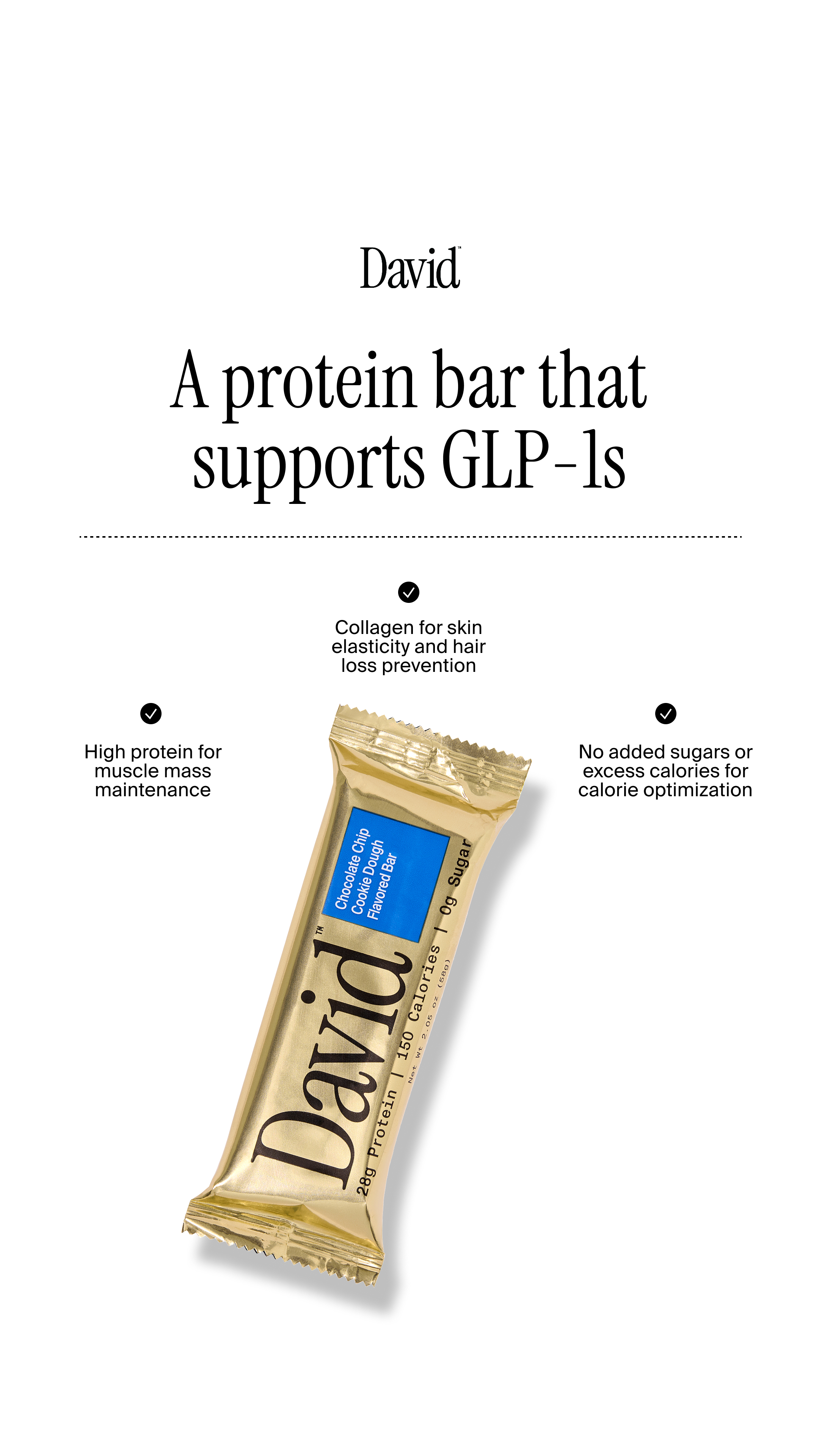 David Protein Facebook ad