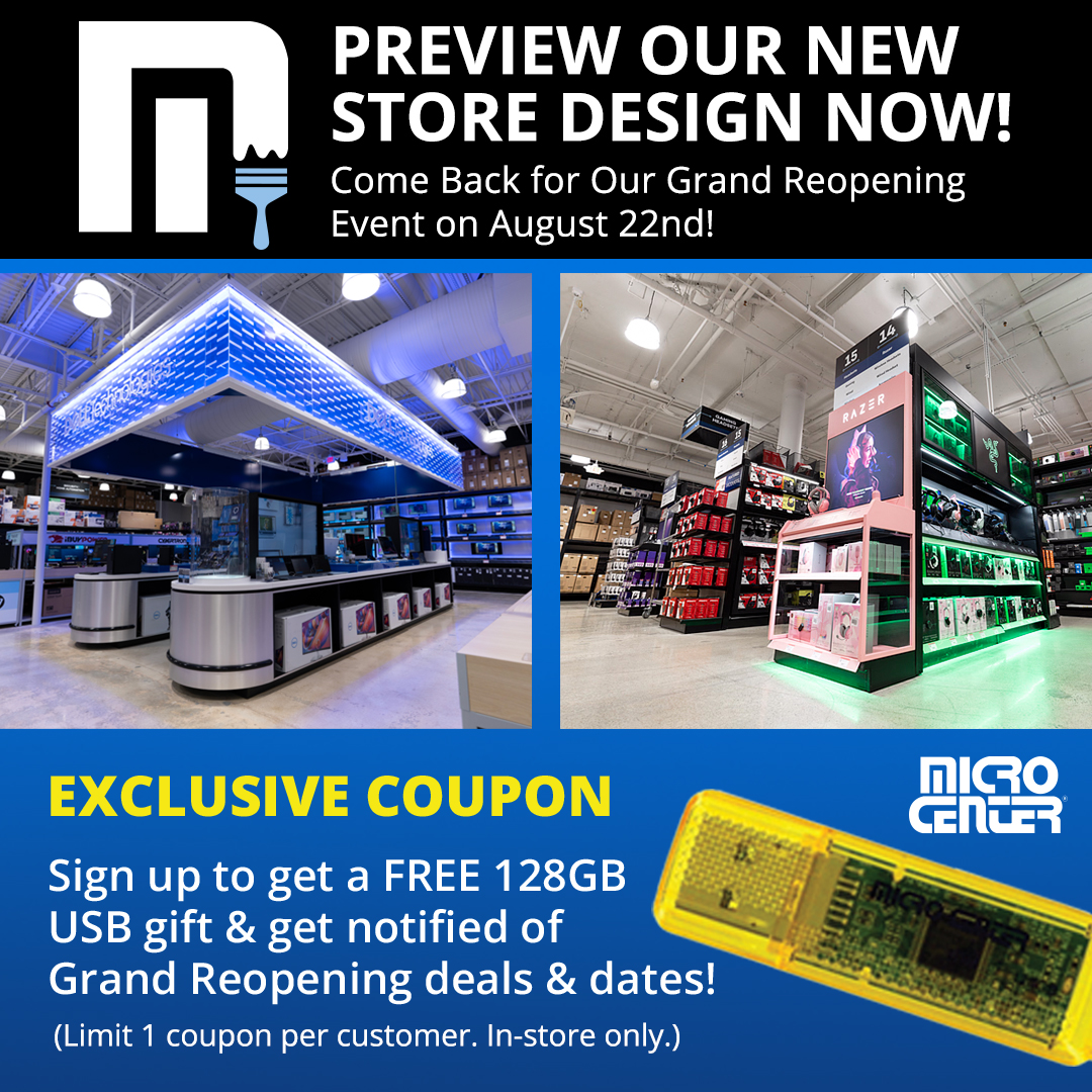Micro Center Facebook ad
