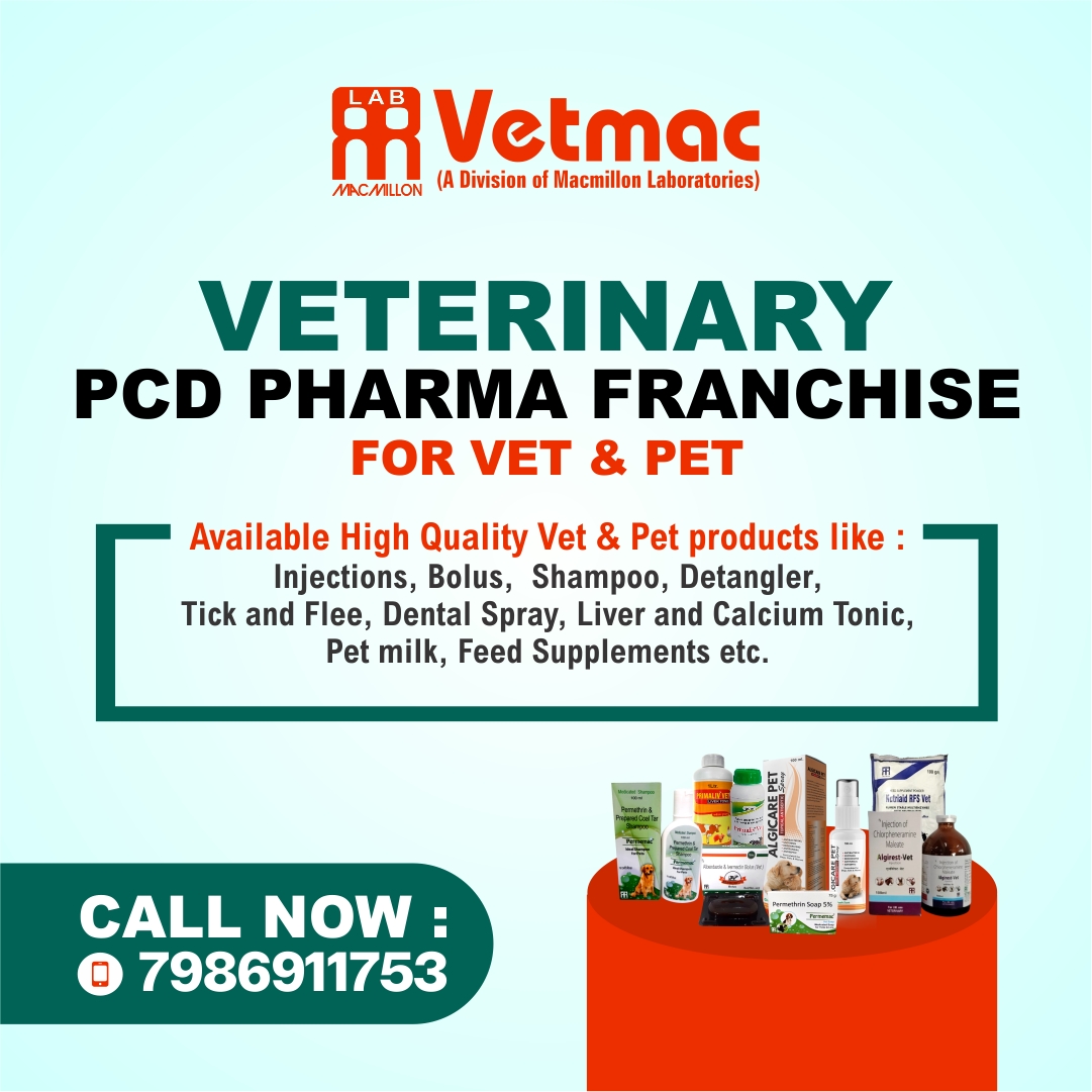 Vetmac Facebook ad: Vet and Pet products PCD Pharma Franchise