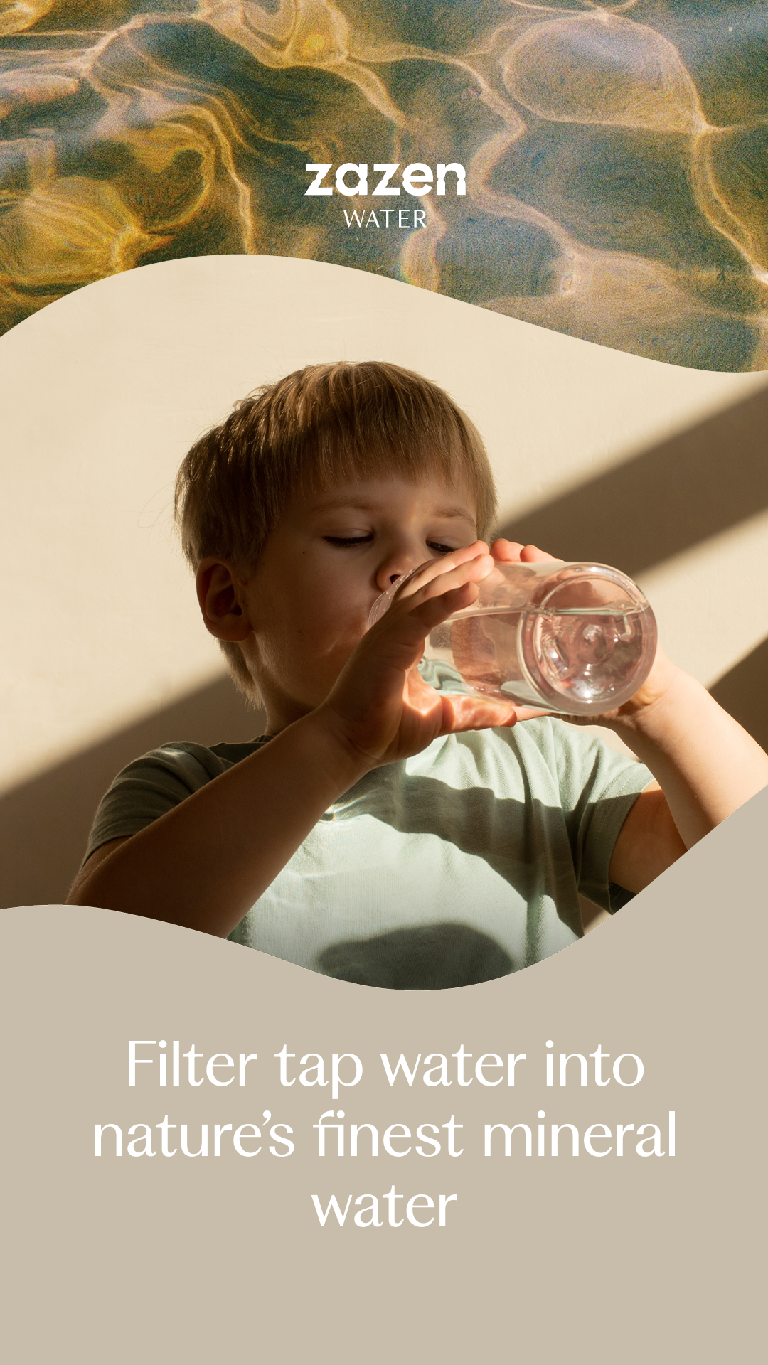 zazen Alkaline Water Facebook ad