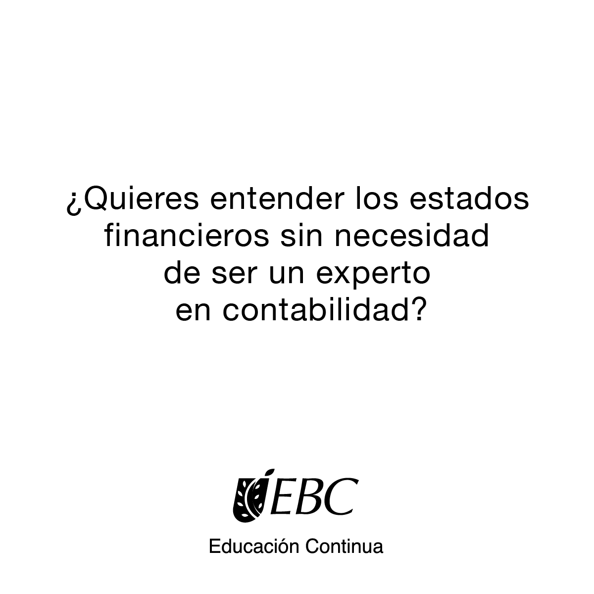 Escuela Bancaria y Comercial Facebook ad