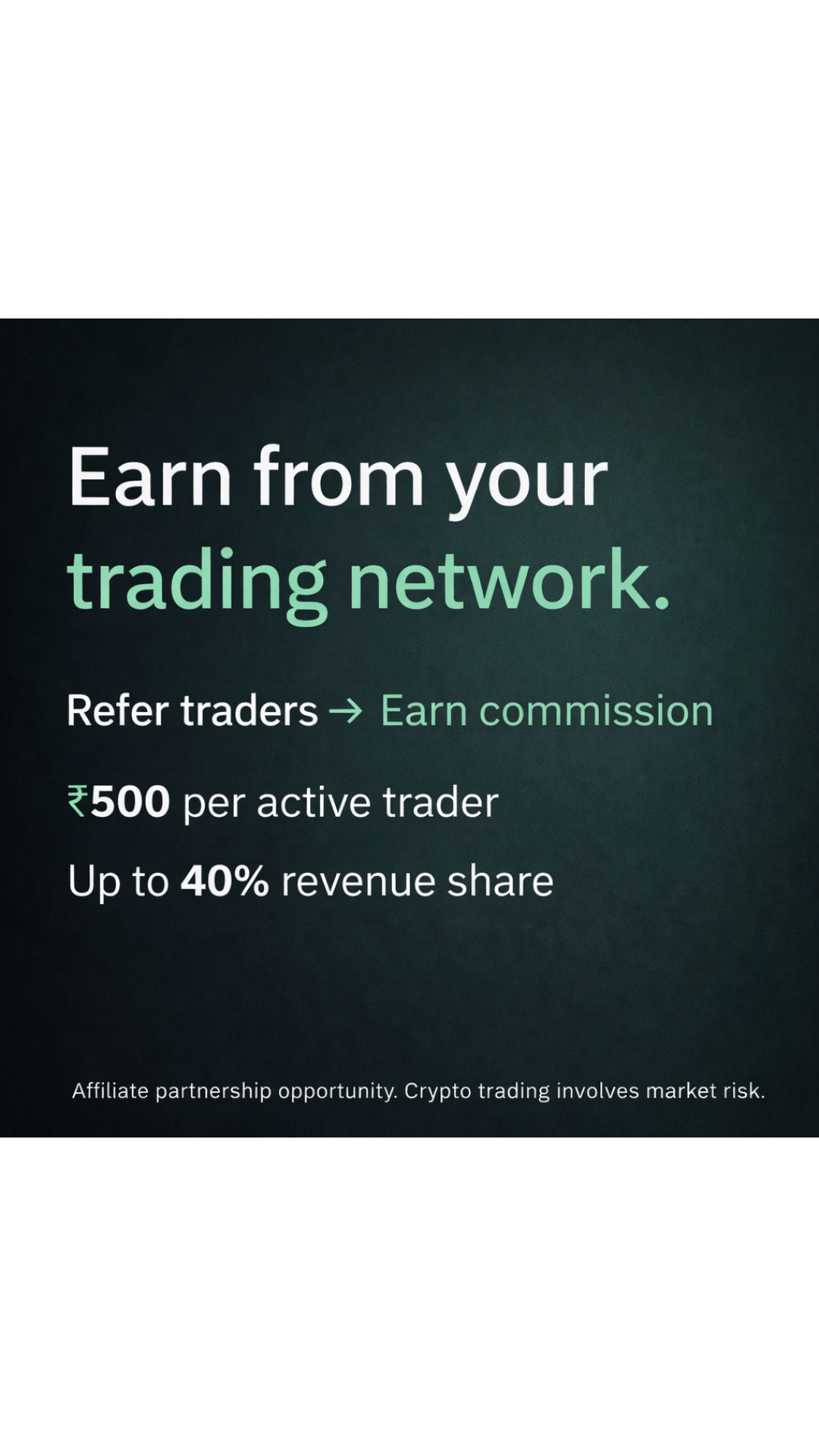 CoinSwitch Affiliate Partners India Facebook ad from Mar 22, 2026