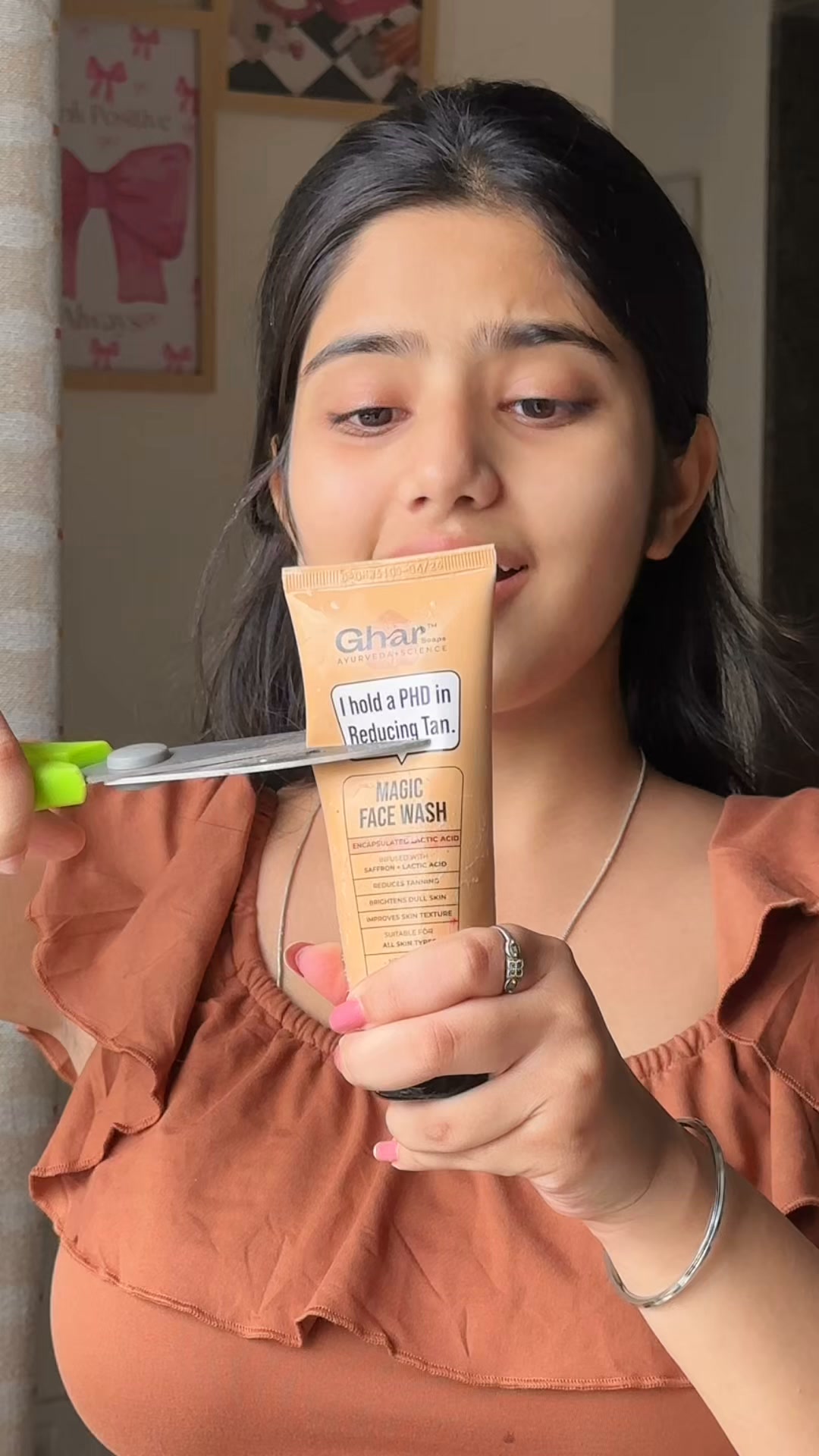 The Ghar Soaps Facebook ad: The Glow My Skin Was Missing