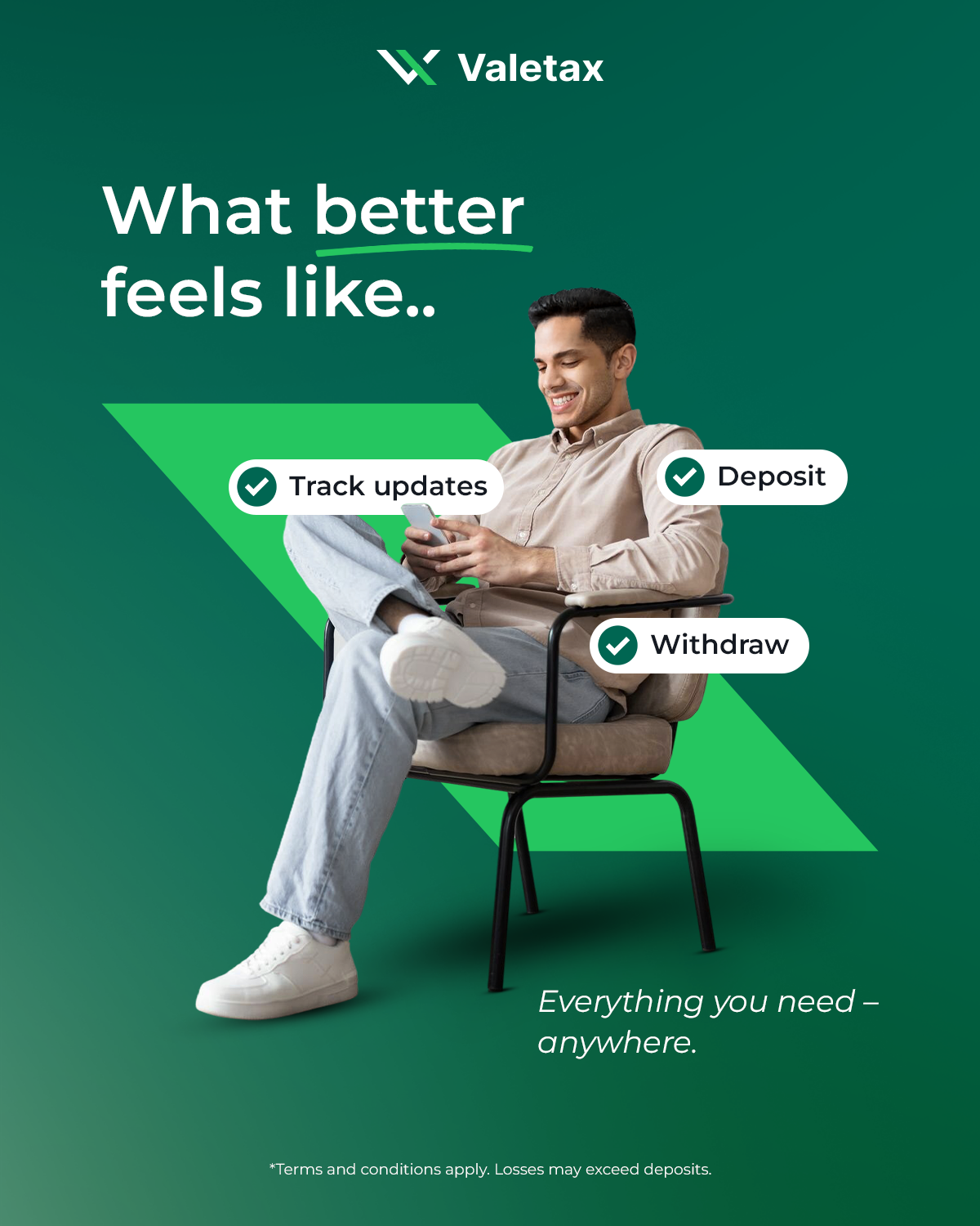 Valetax Facebook ad: Valetax - Top Trading Platform.