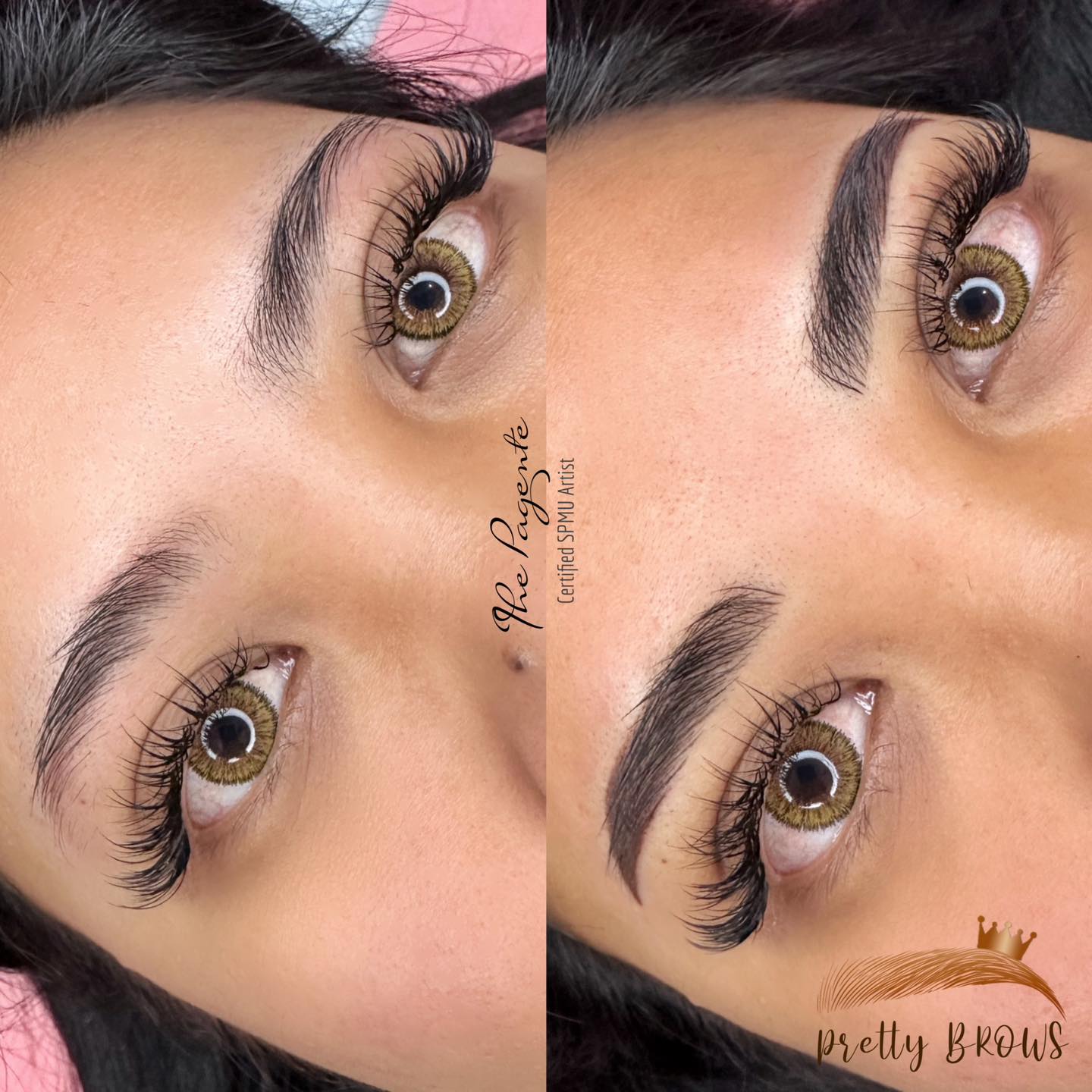 Pretty BROWS ‘n Lashes Facebook ad: No brows? No Problem!