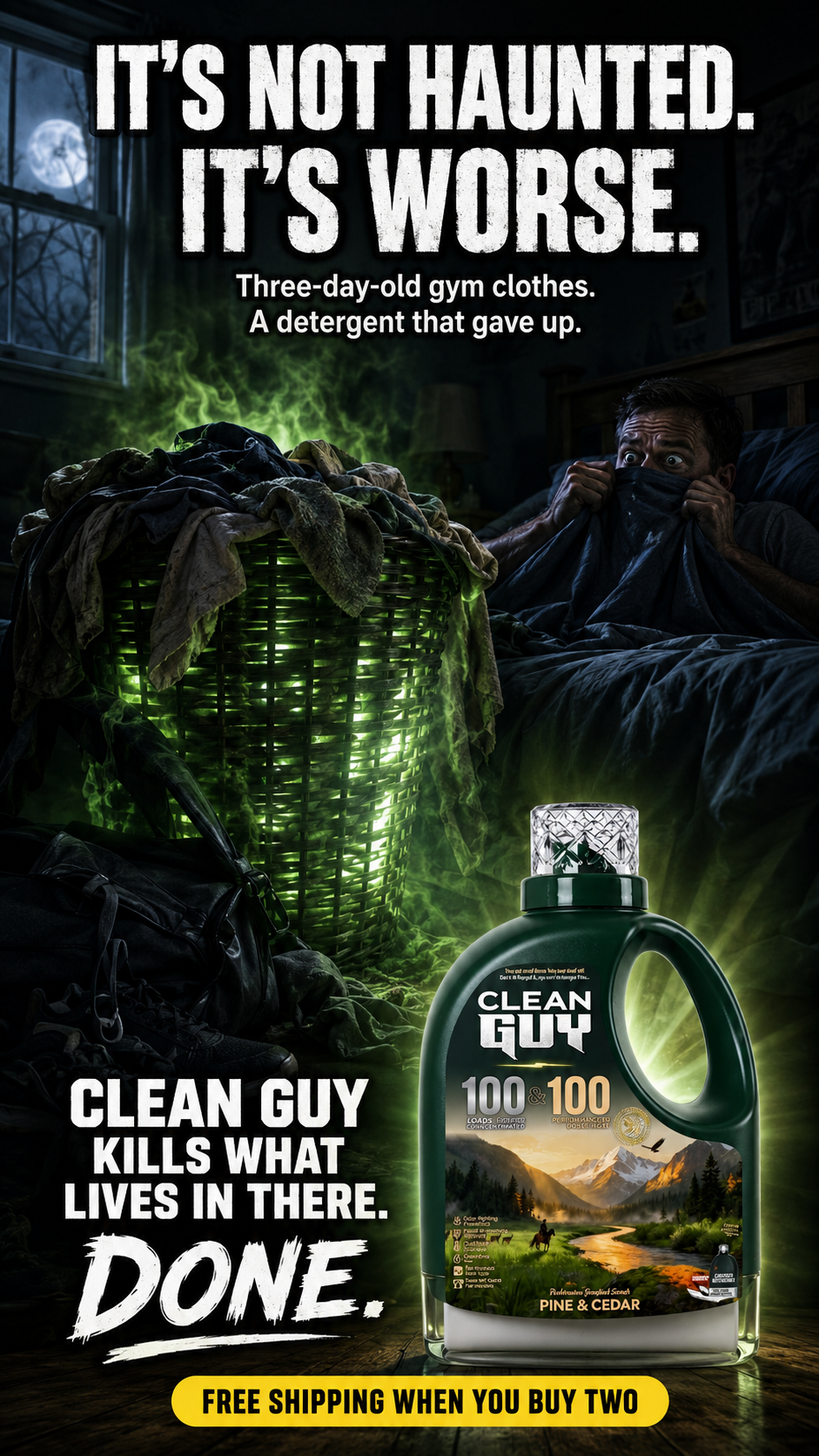 Clean Guy Facebook ad