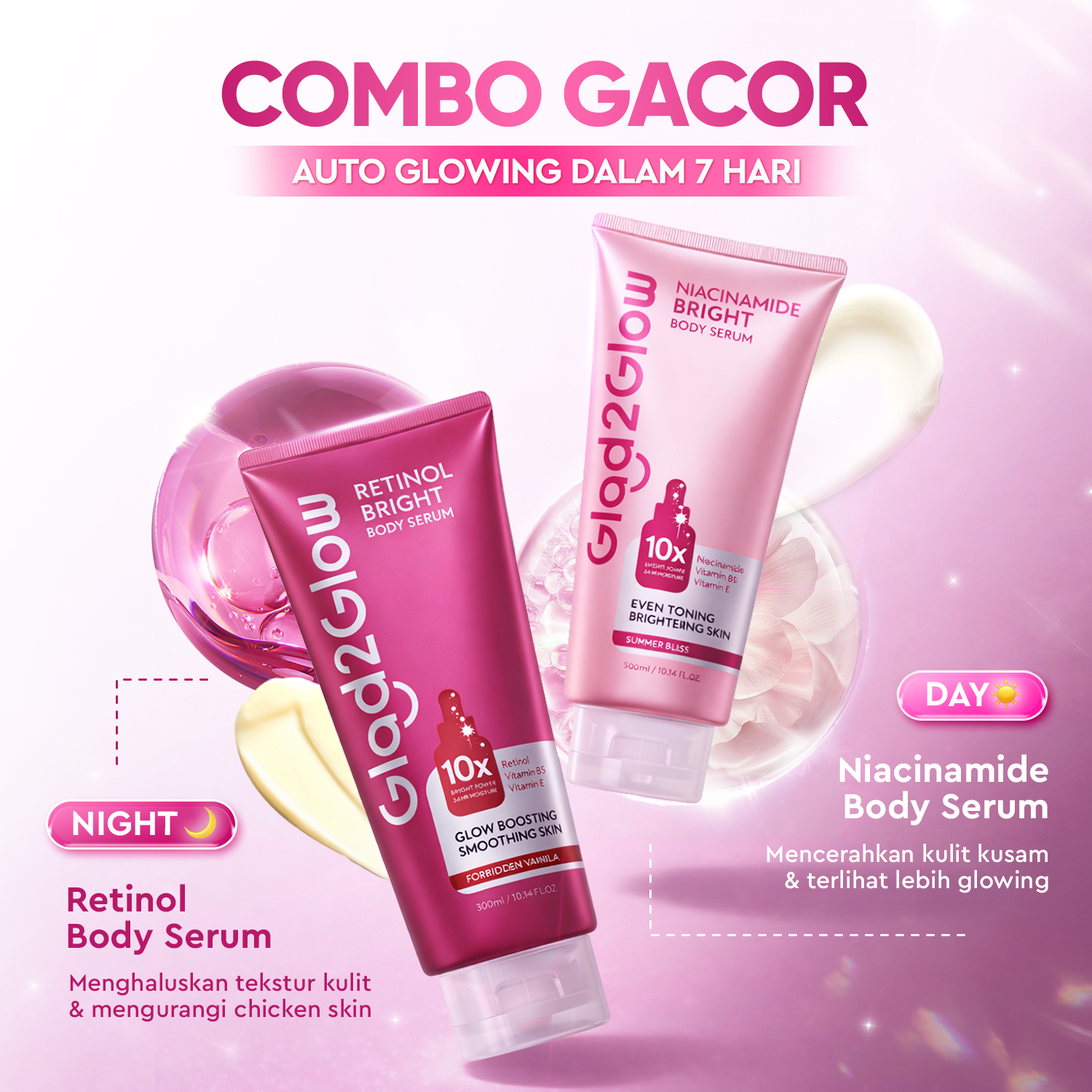 Glad2Glow indo Facebook ad