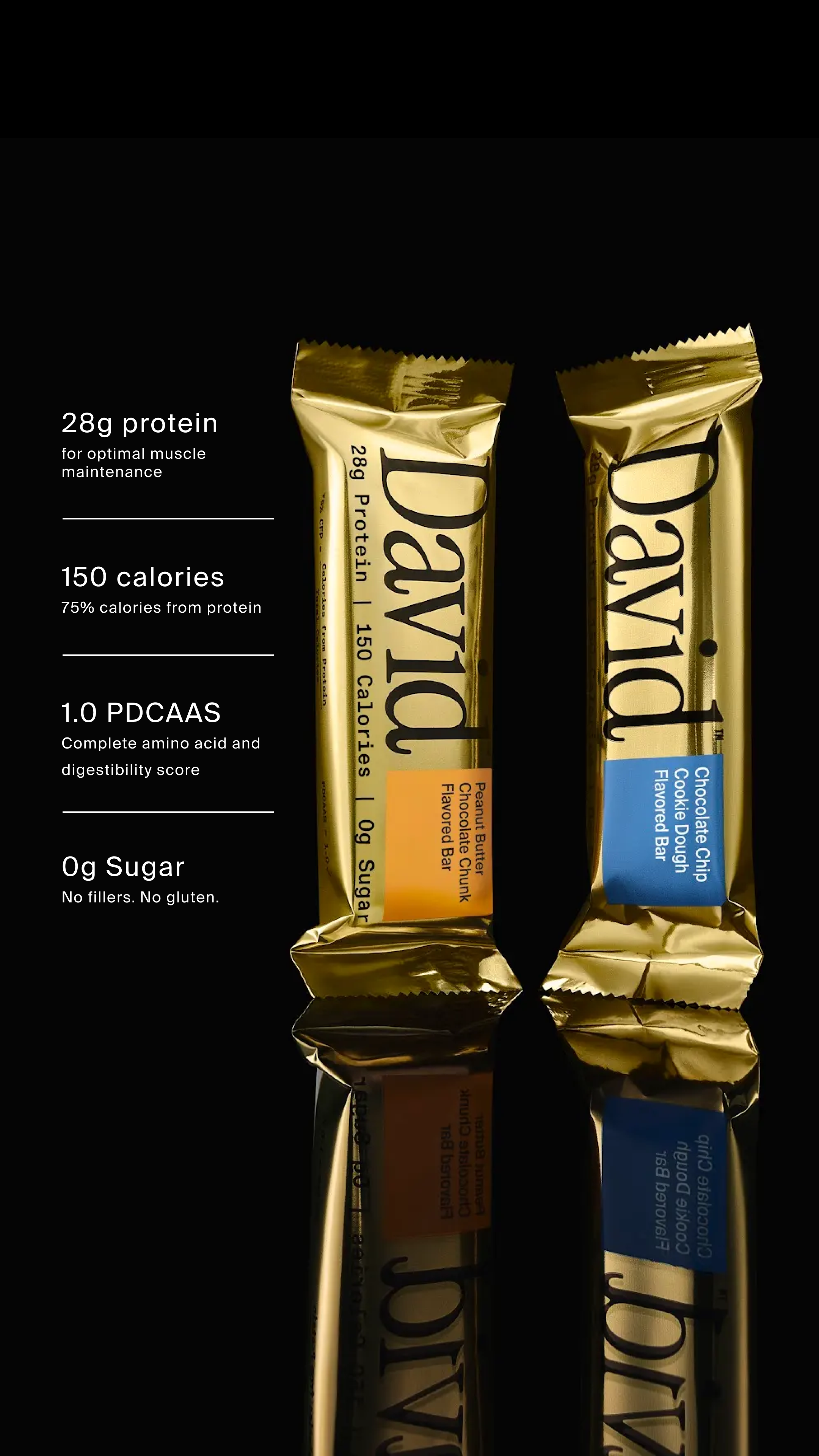 David Protein Facebook ad