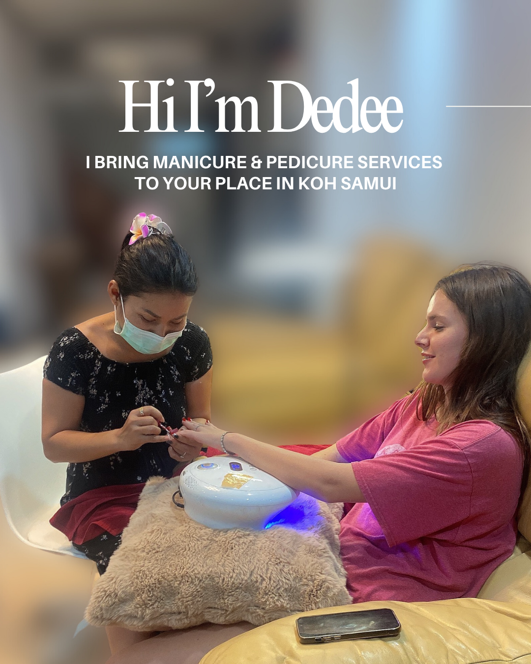 Beauty & Nail by Dedee Facebook ad: Looking for a relaxing, high-quality manicure in Koh…