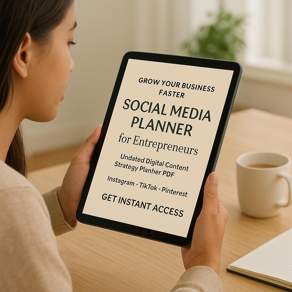 Terdesign Facebook ad: Social Media Planner for Entrepreneurs | Undated Digital…