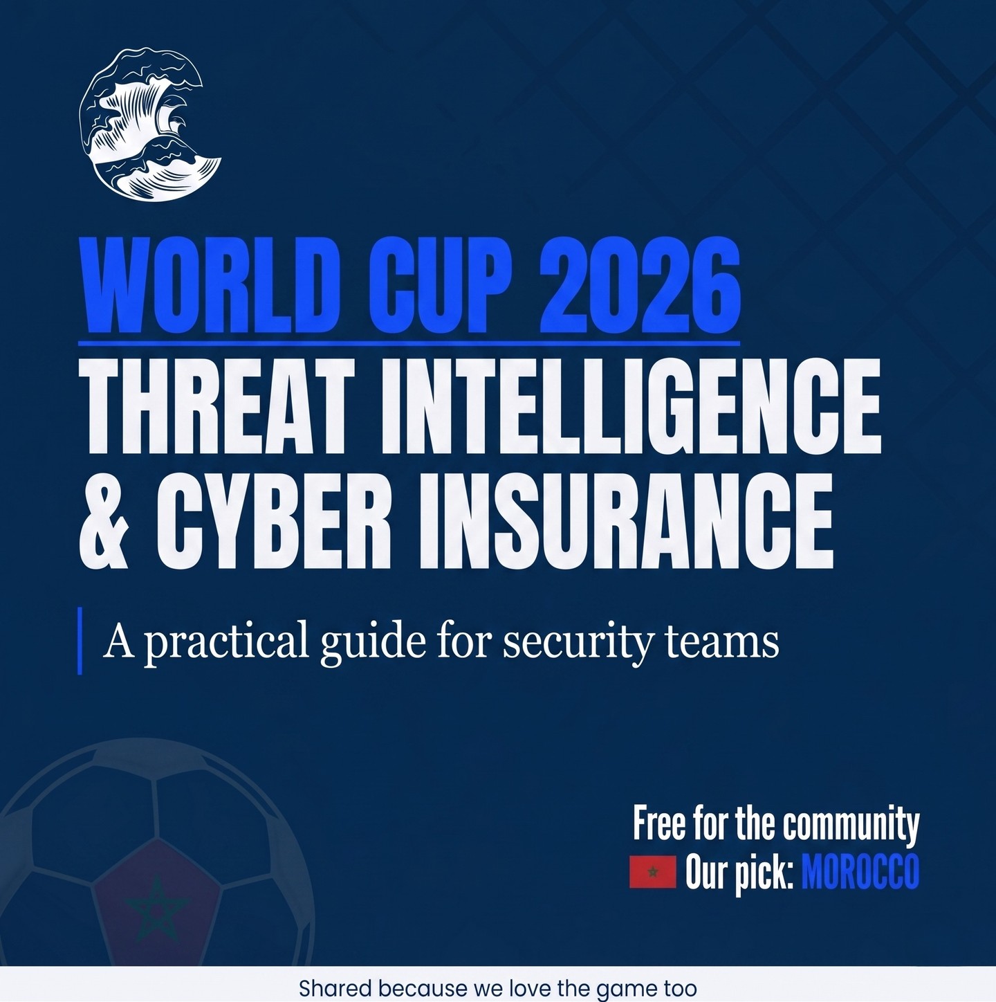bluewave_cyber Facebook ad: Game day mindset = winning cyber insurance.