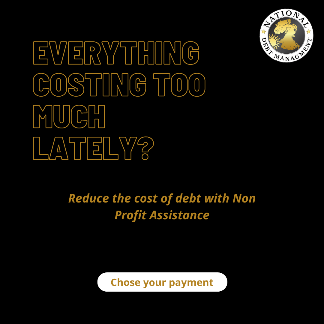 National Debt Management Facebook ad: Say goodbye to debt-stress and hello to financial…