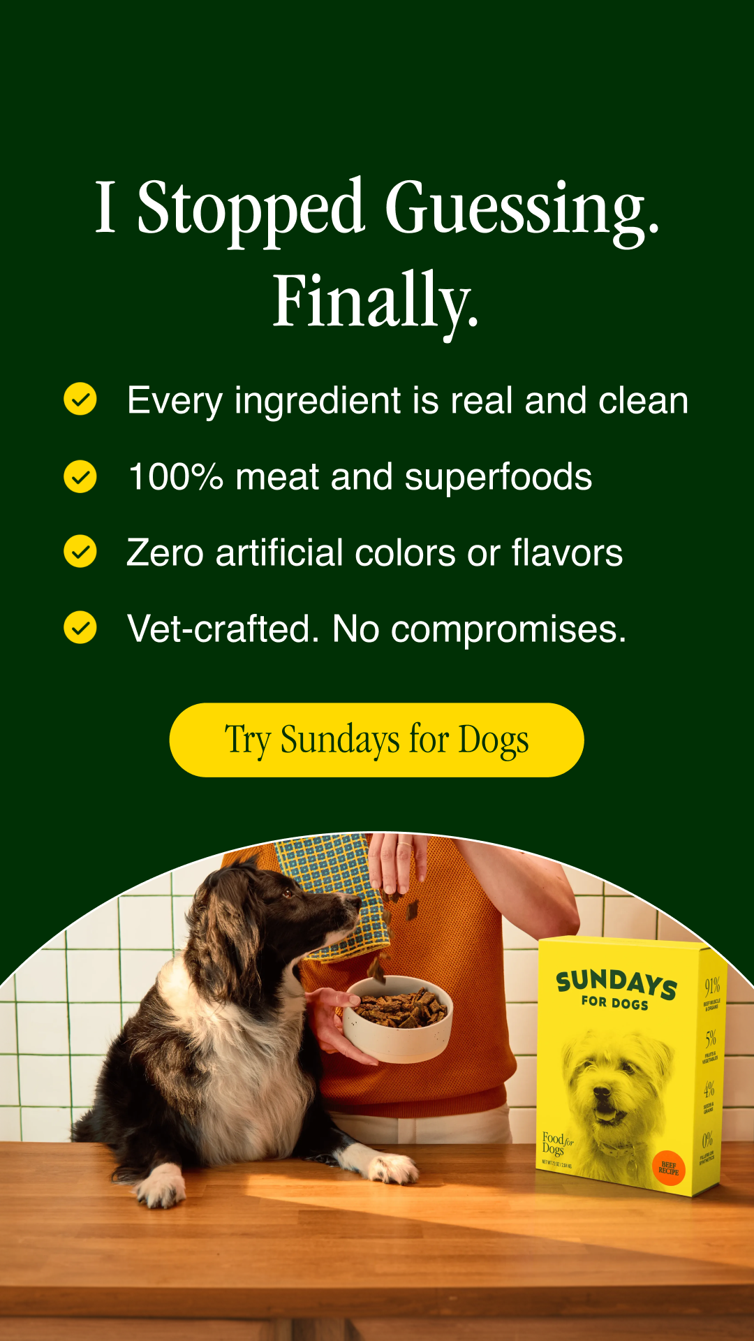 Sundays Facebook ad