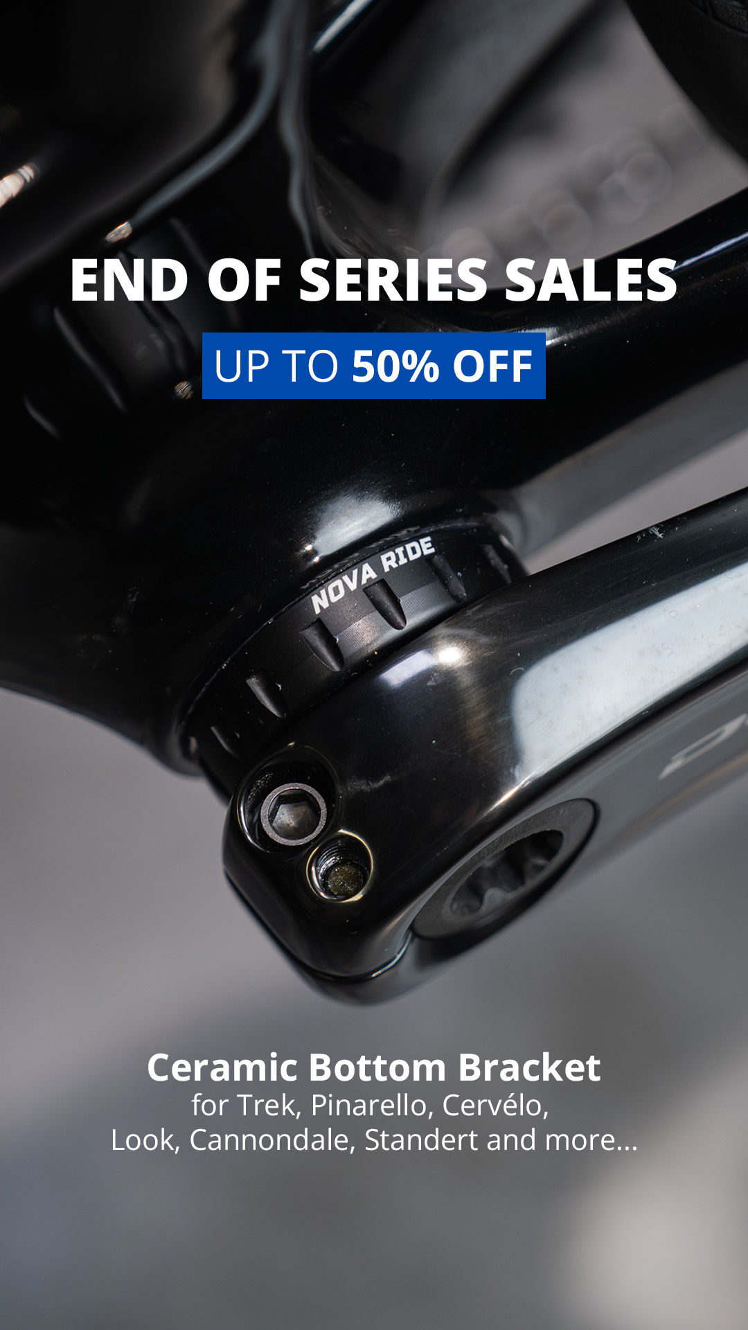 NOVA RIDE Facebook ad: End-of-Series Sales