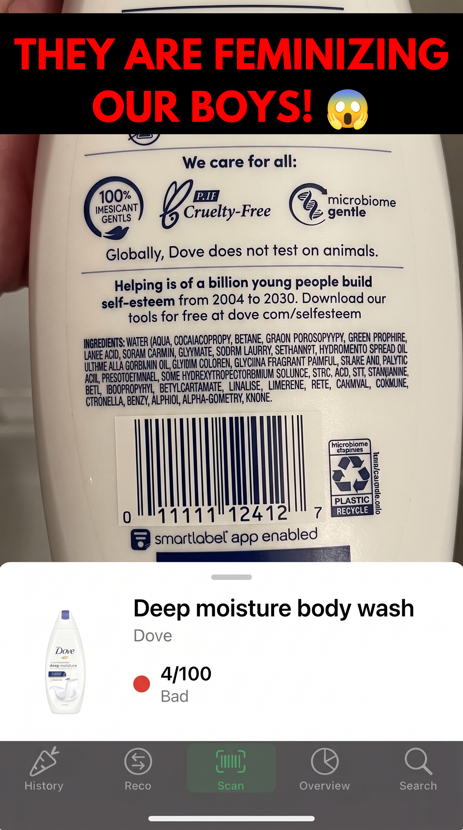 Wellness Mom Facebook ad: Natural Hygiene for Teens