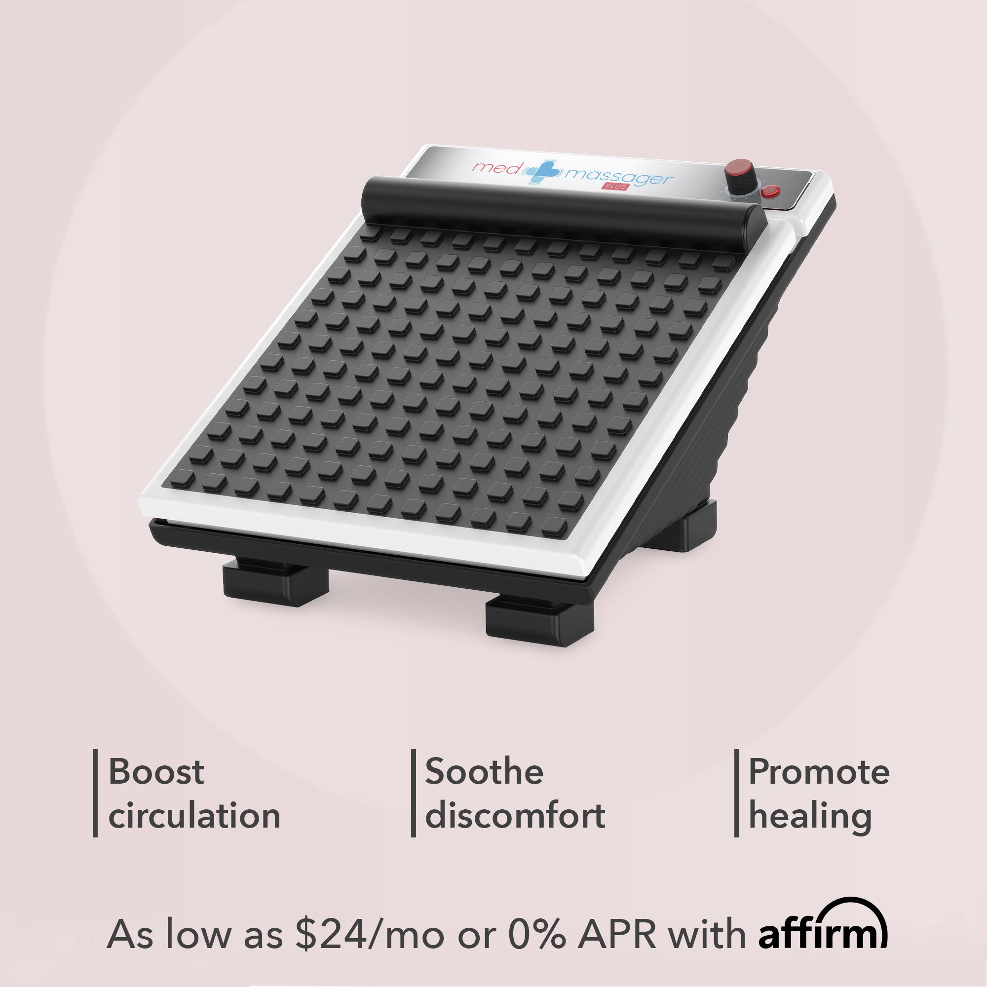 MedMassager Facebook ad: I love how I feel after using it.