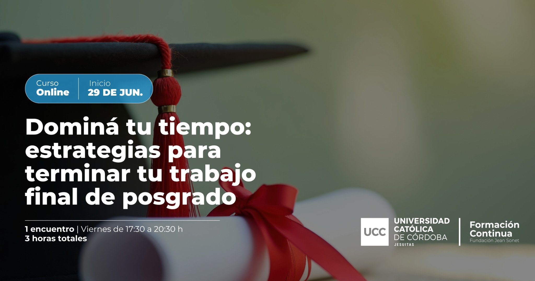 Universidad Católica de Córdoba - Formación Continua Facebook ad: Chatea con nosotros