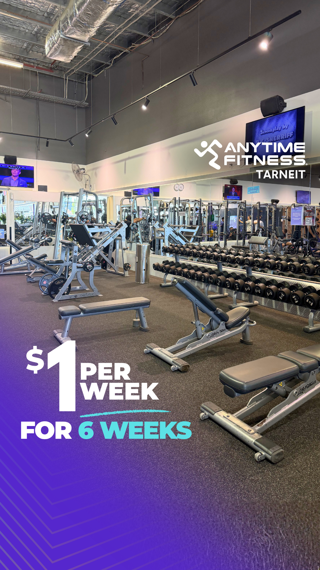 Anytime Fitness Facebook ad