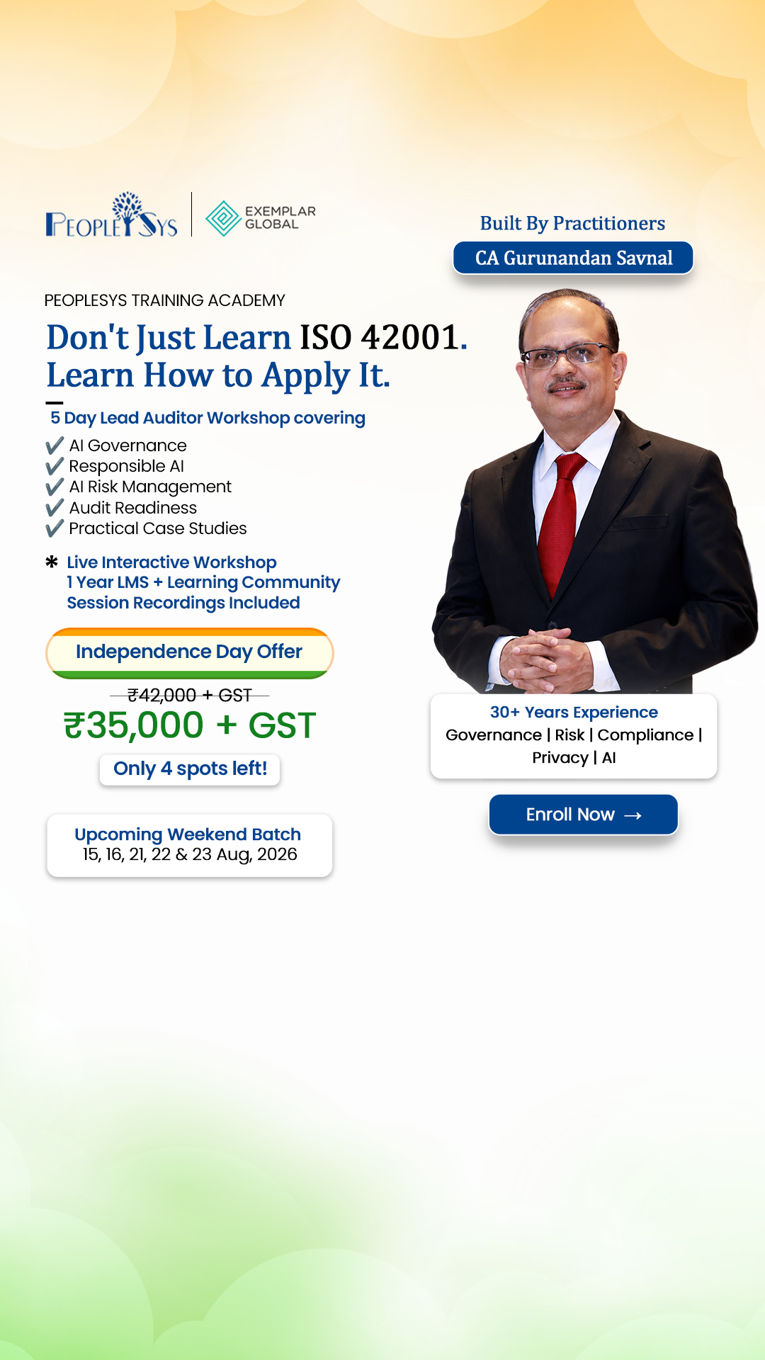 Peoplesys Consulting Pvt. Ltd Facebook ad from Aug 7, 2026