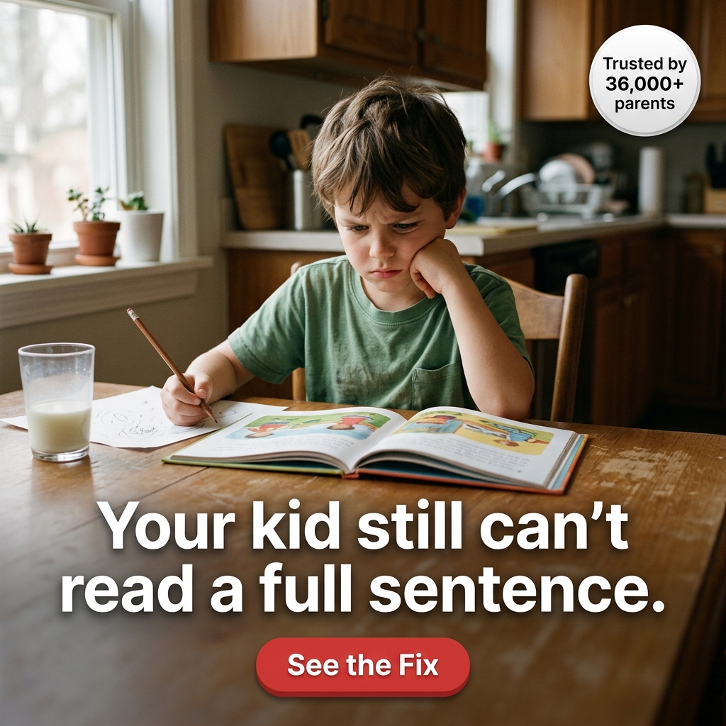 MORYN store Facebook ad: 74% Reading Growth in Just 15 Minutes a Day