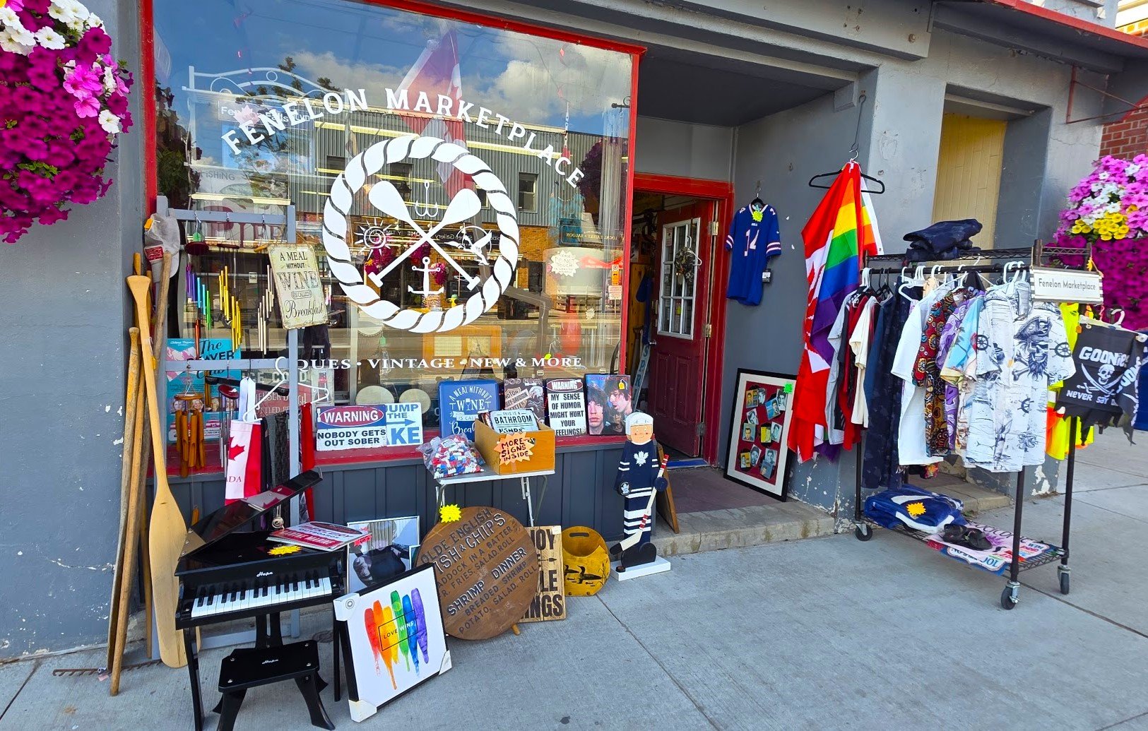 Crystal Luxor Facebook ad: Fenelon Falls Marketplace we have everything!