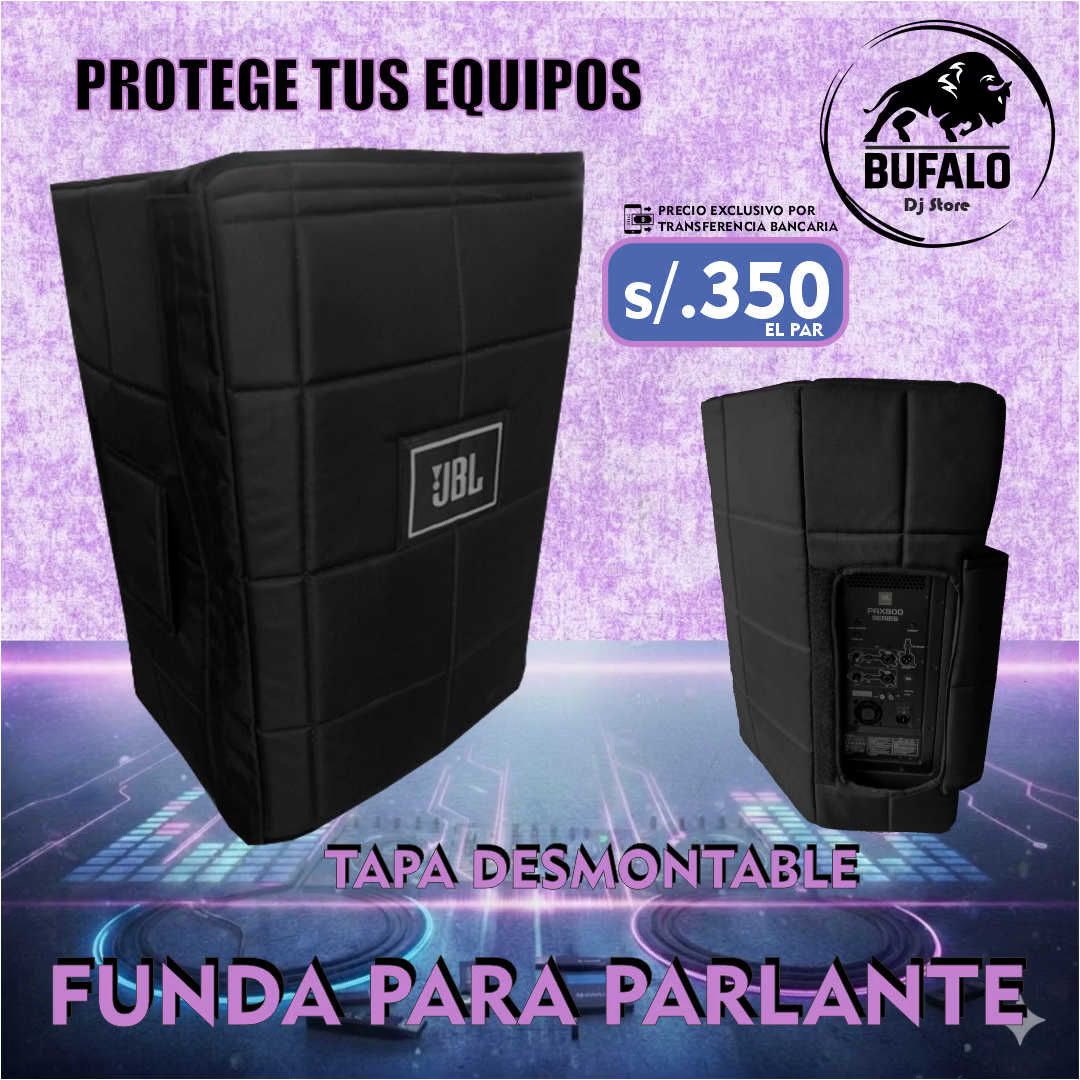 Bufalo DJ Store Facebook ad: Funda para Parlantes