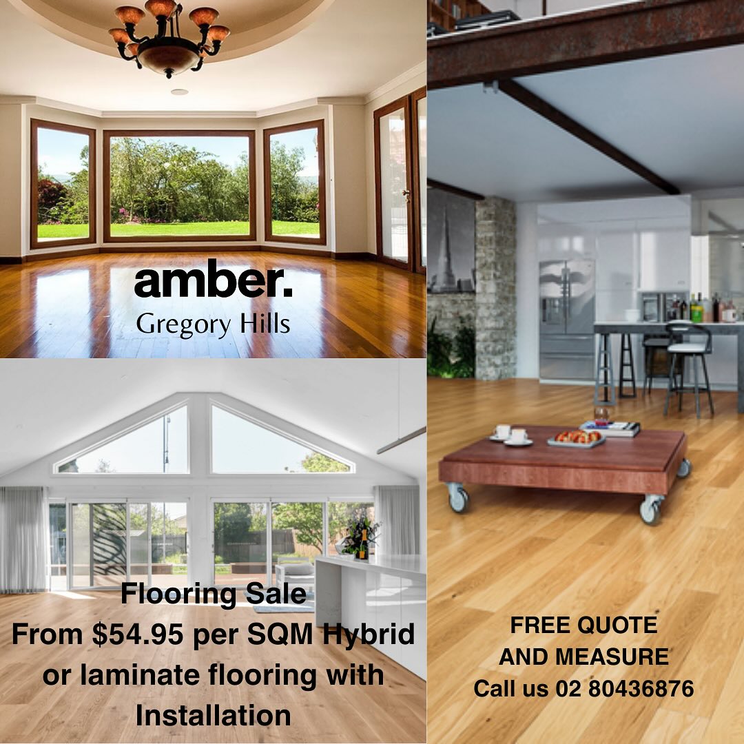 Amber Gregory Hills Facebook ad: Flooring Sale Now On!