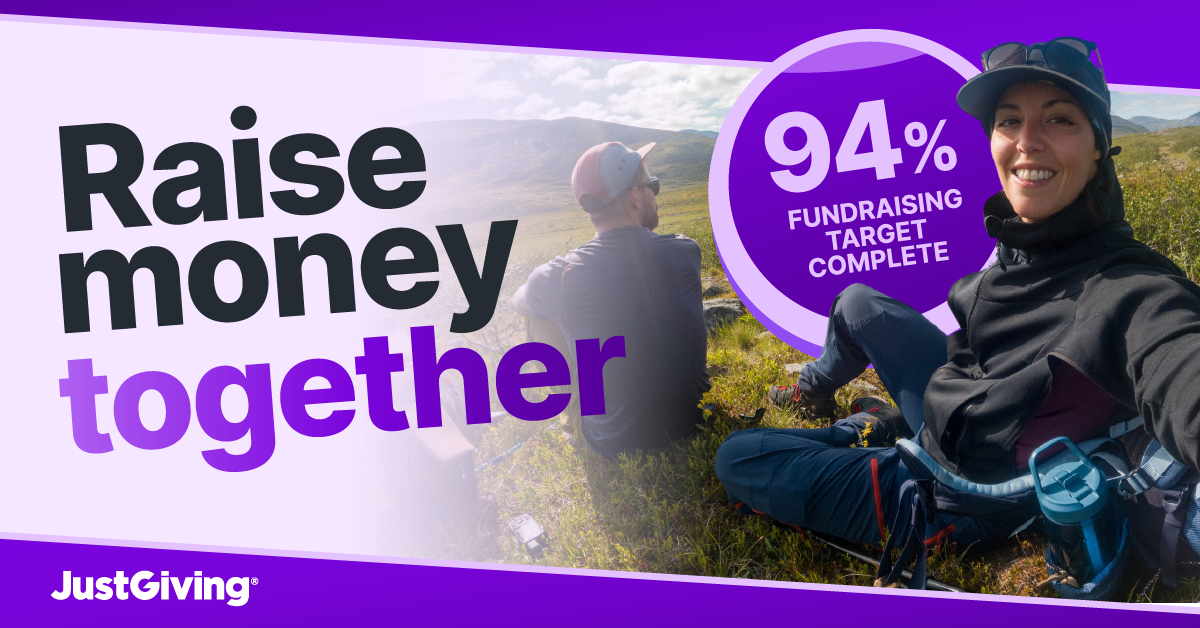 JustGiving Facebook ad