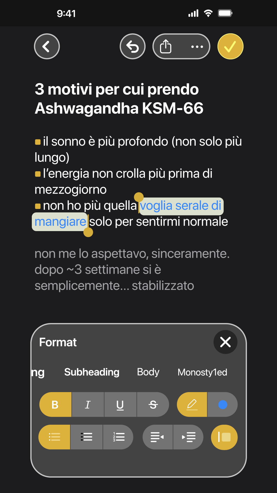 Nature's Finest Italia Facebook ad