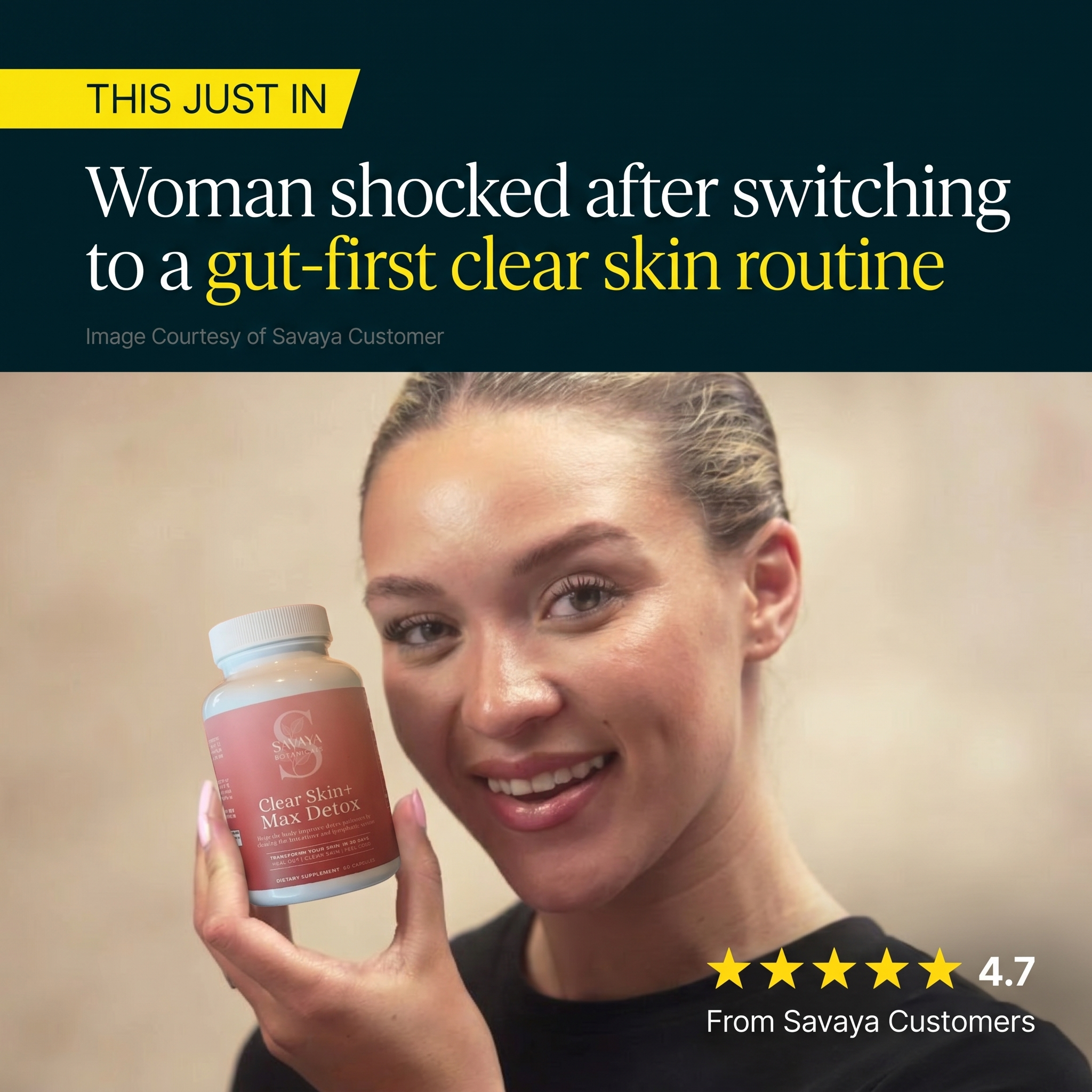 Savaya Botanicals Facebook ad