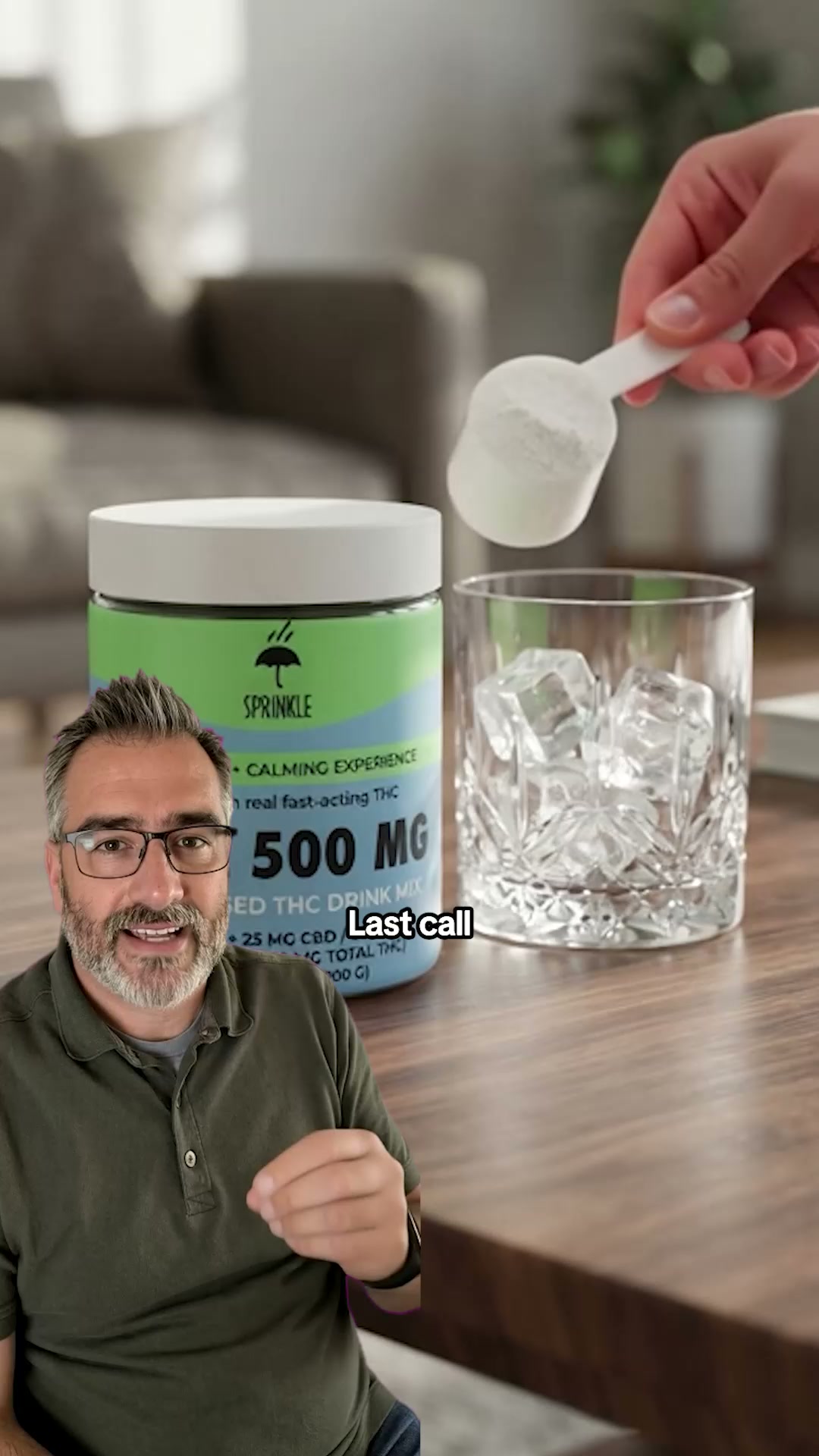 Buy Sprinkle Facebook ad: Evening stress solved in 10 minutes. No wine. No waiting.