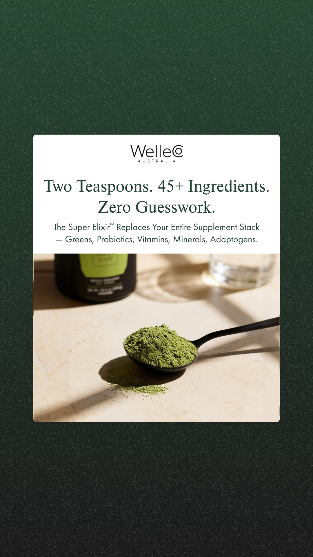 WelleCo Facebook ad
