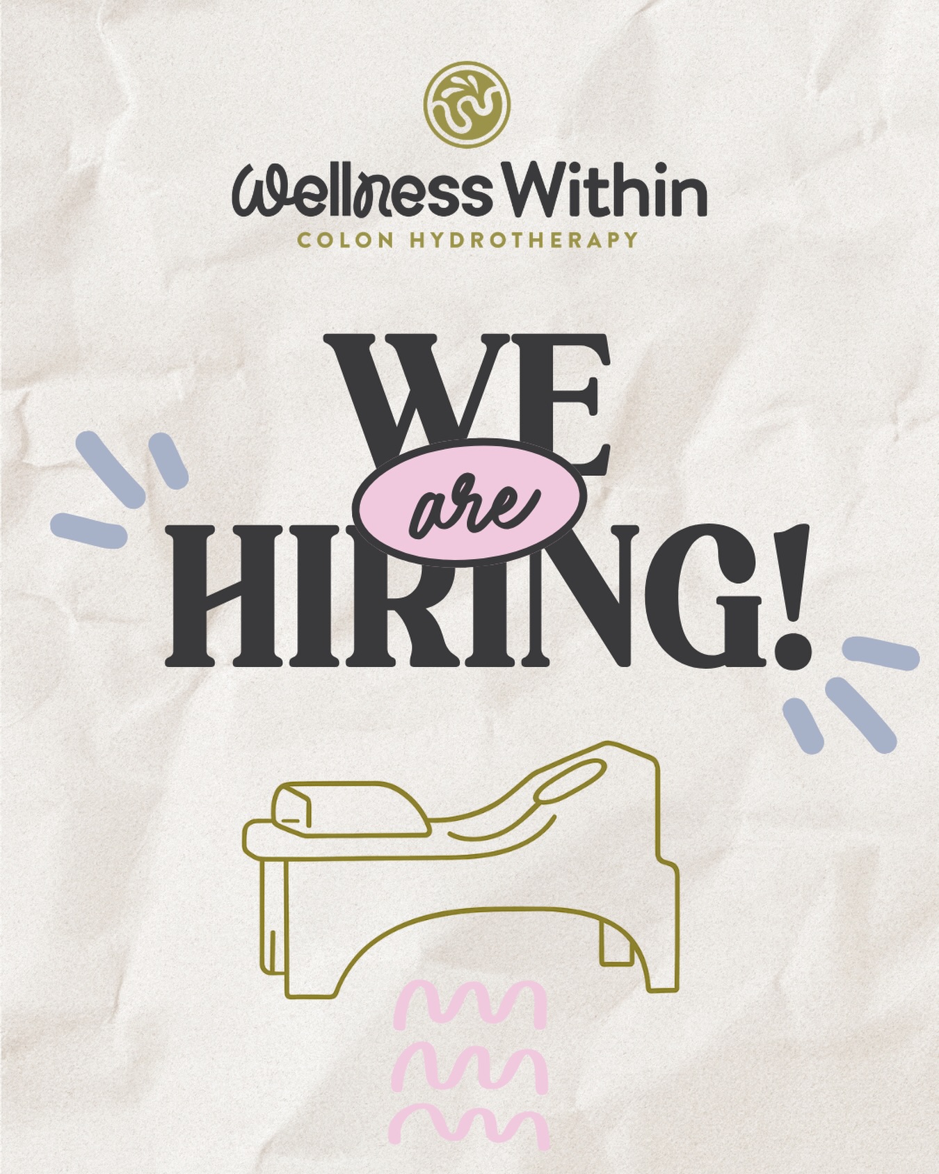 Wellness Within Colonics Facebook ad: WE’RE HIRING