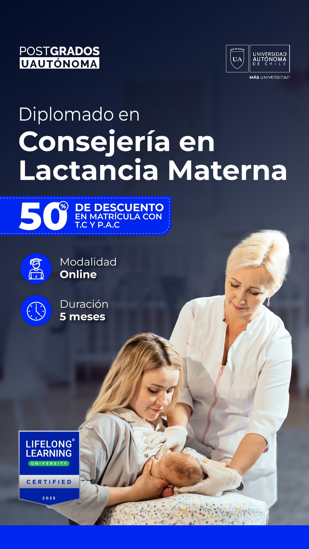 Postgrados y Educación Continua Universidad Autónoma de Chile Facebook ad