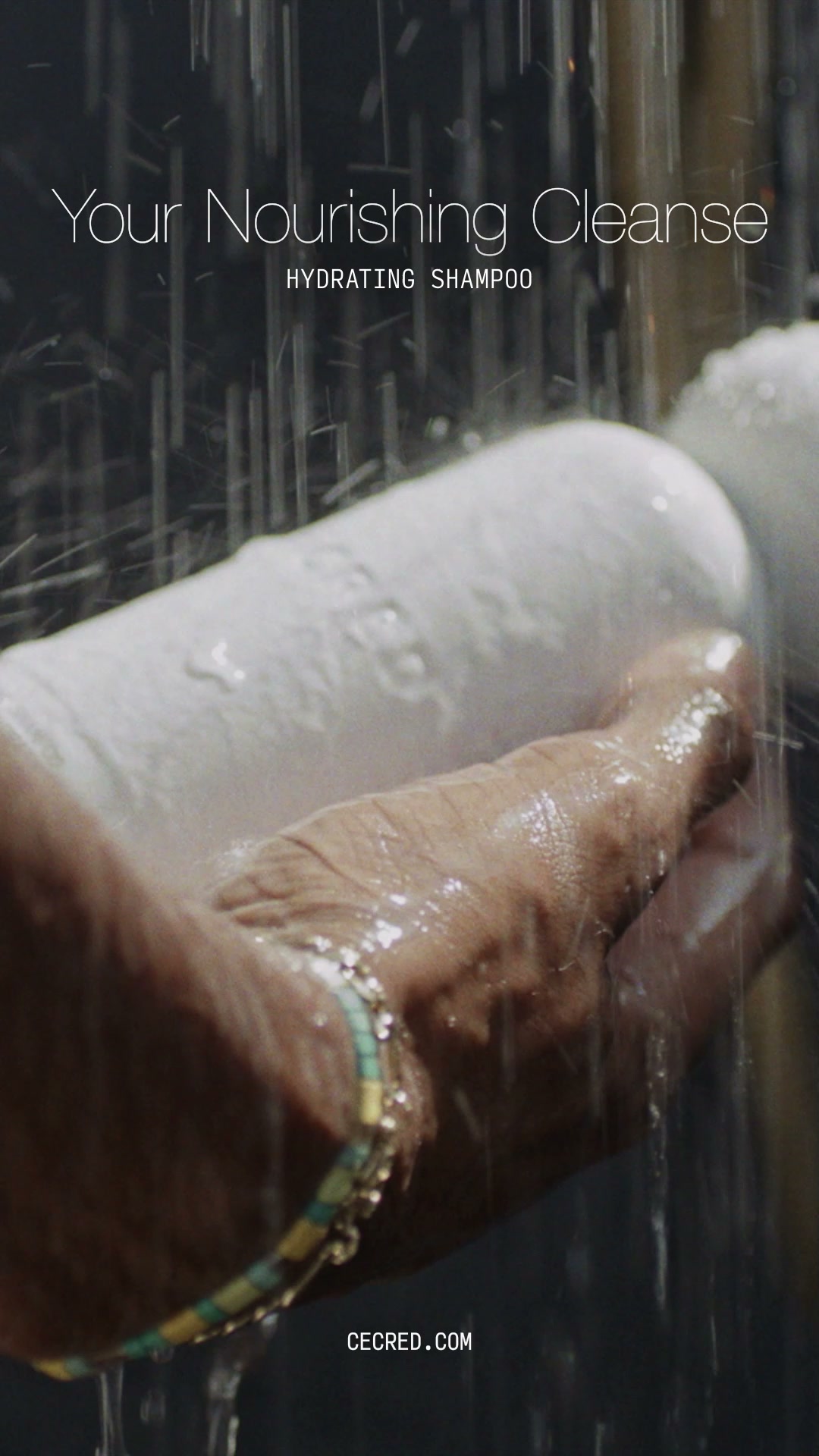 Cecred Facebook ad: Hydration Starts With Wash Day