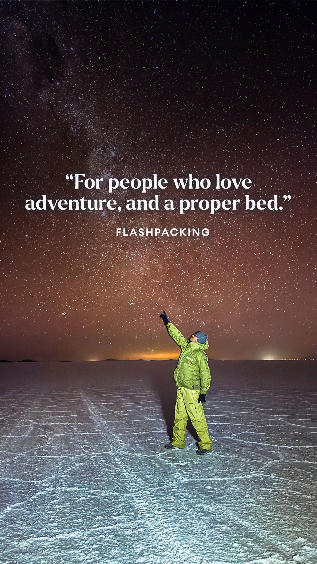 Flash Pack Facebook ad