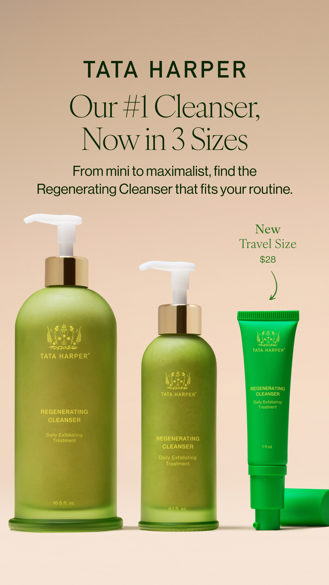 Tata Harper Skincare Facebook ad