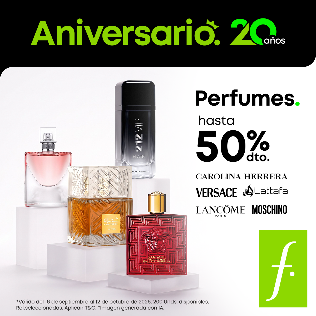 Falabella Colombia Facebook ad: Aniversario Falabella
