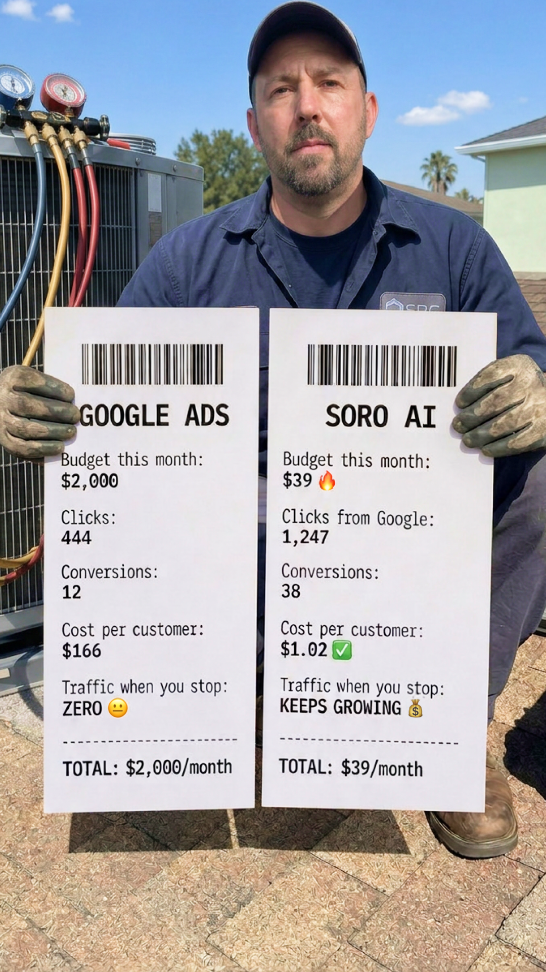 Soro SEO Facebook ad