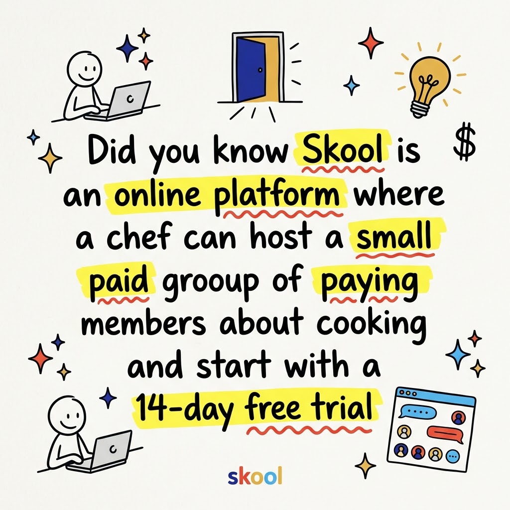 Skool Facebook ad