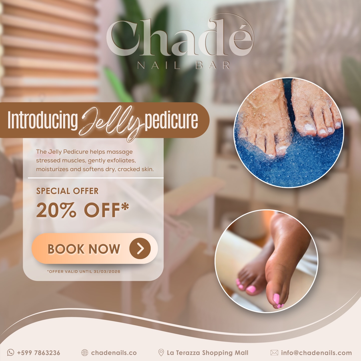 Chadé Nail Bar Facebook ad: Make an appointment at Chade Nail Bar - Kaya Grandi 23…