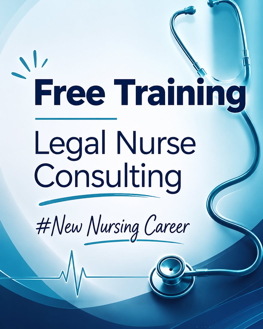 Catalyst Coaching and Mentoring Facebook ad: Free Training: Legal Nurse Consulting Overview