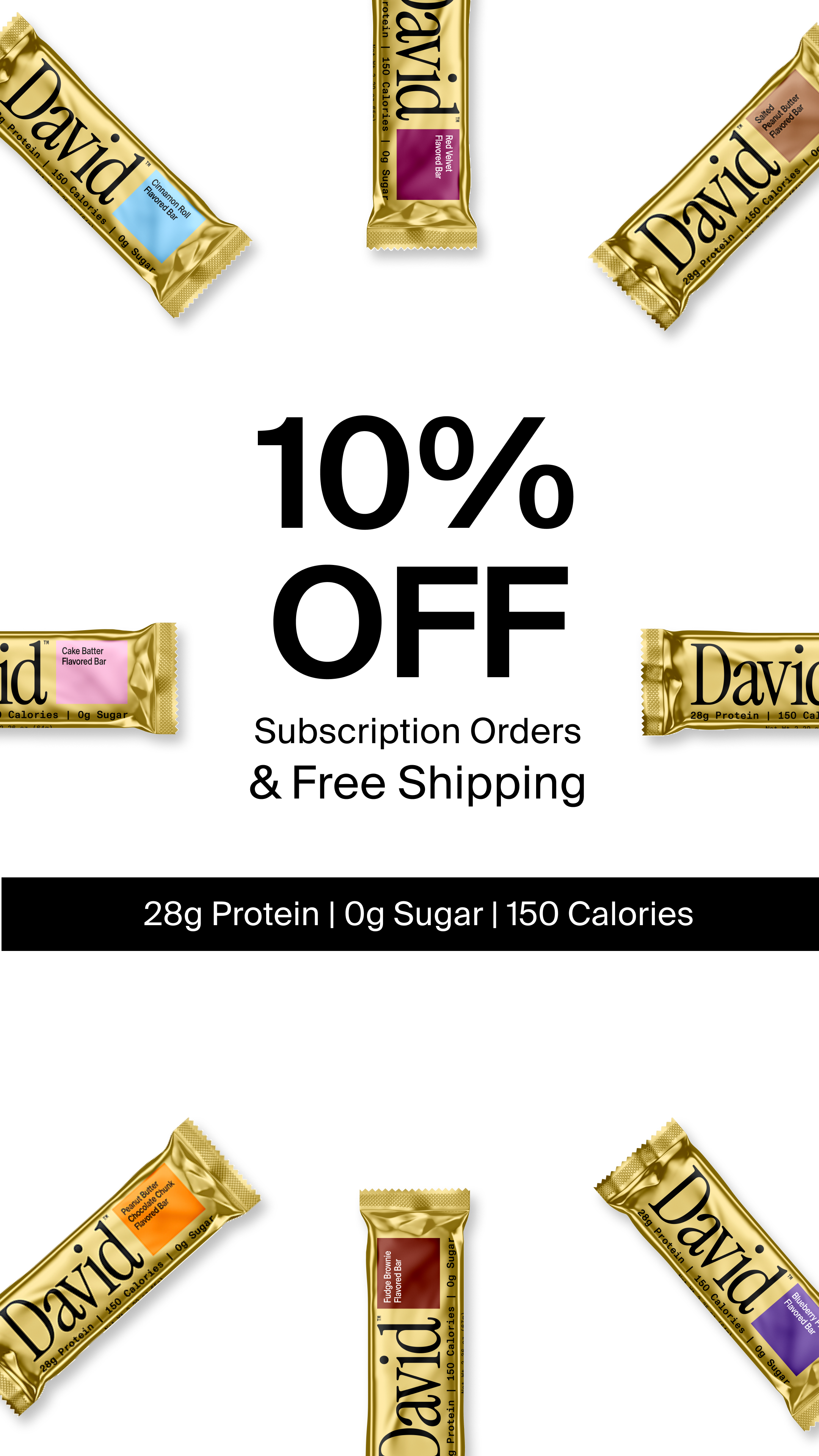 David Protein Facebook ad