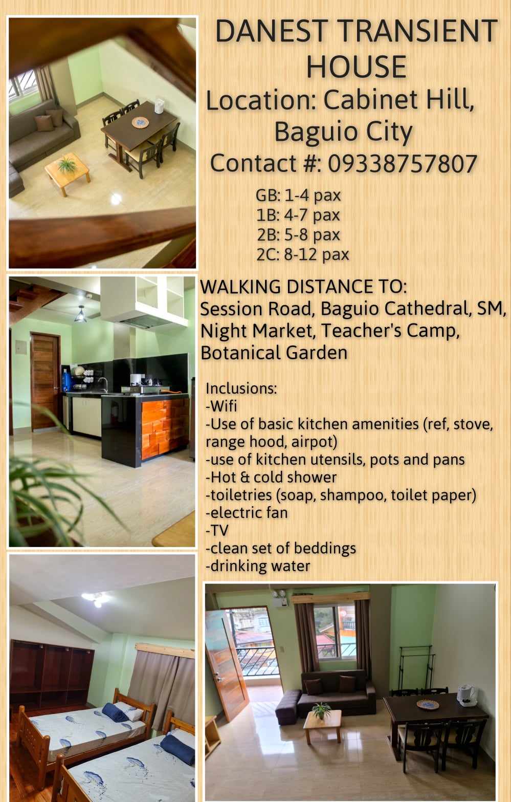 DaNest Transient House Facebook ad from Mar 24, 2026