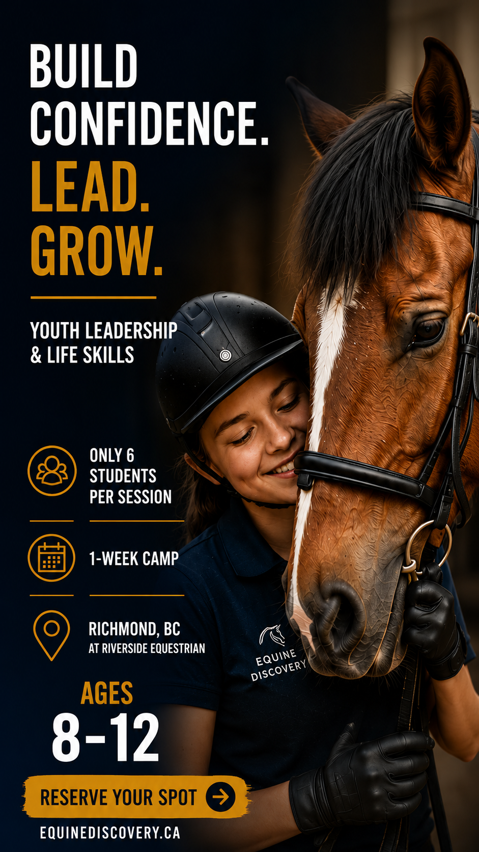 Riverside Equestrian Centre Facebook ad: More than a Camp Adventure