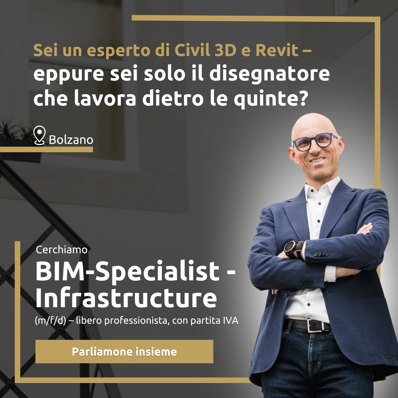 SOLARRAUM Facebook ad: Cerchiamo BIM-Specialist Infrastructure (m/f/d)
